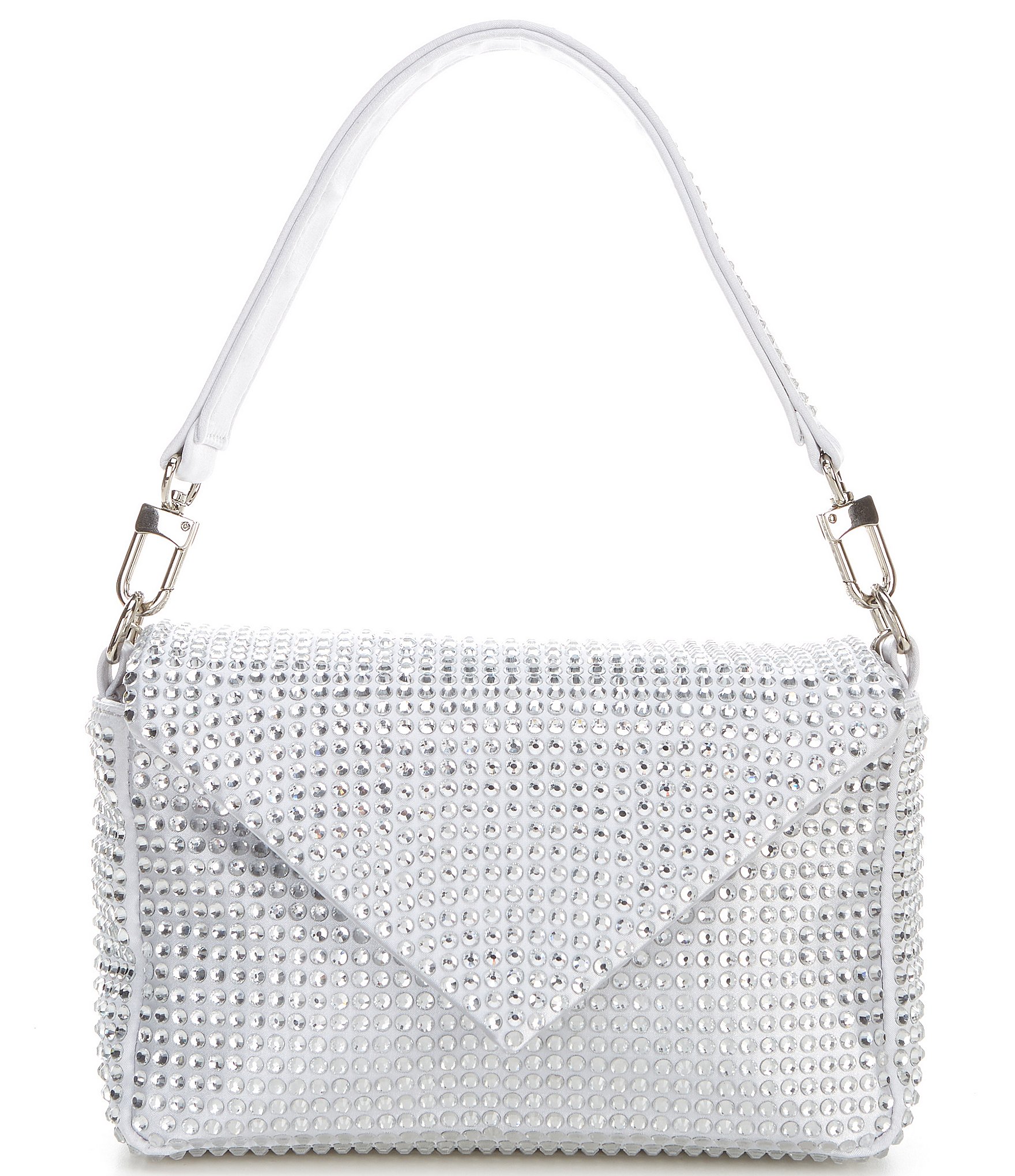 Jewel by Badgley Mischka Lux Crystal Envelope Shoulder Bag | Dillard's