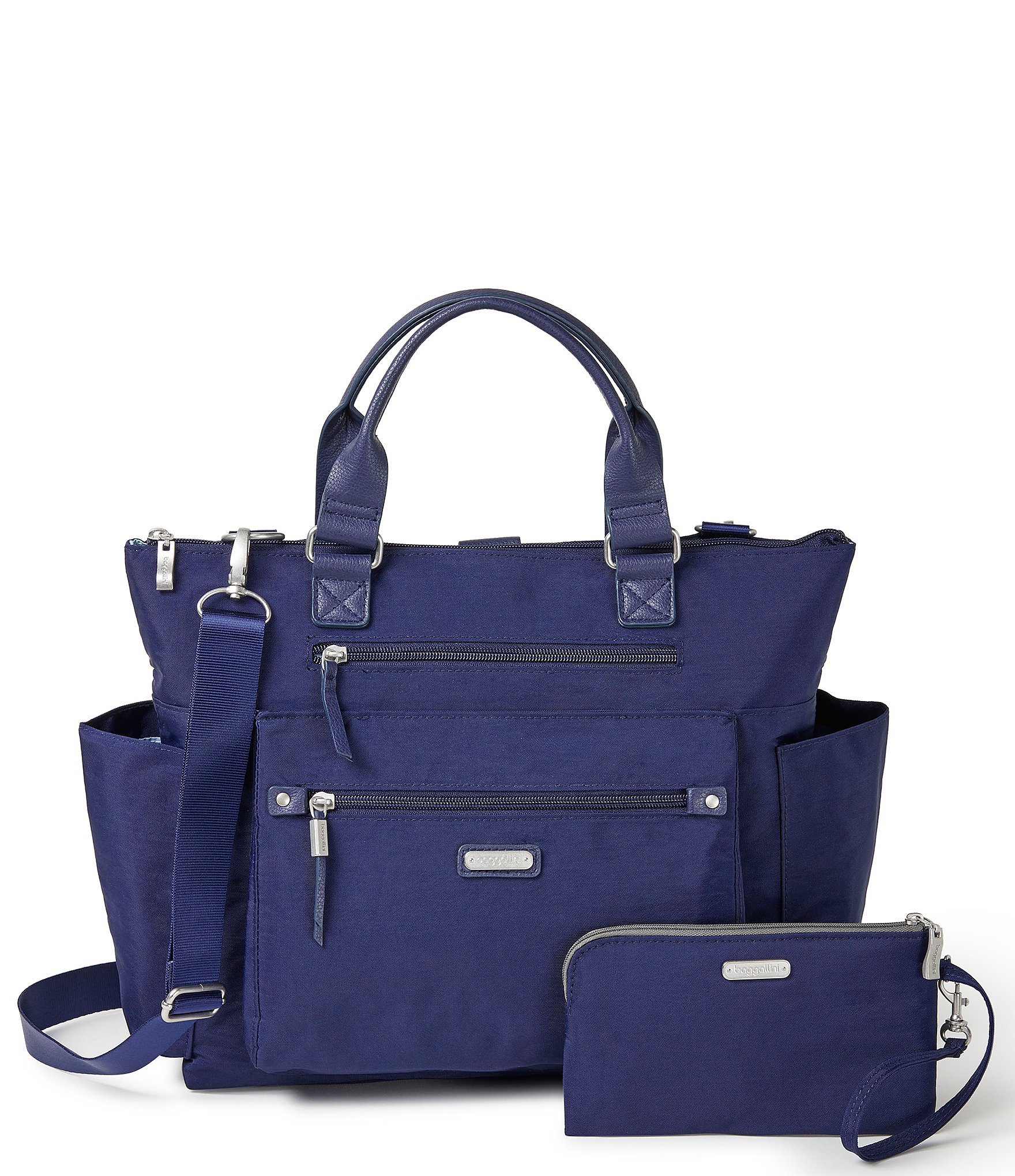 Baggallini 3 In 1 Convertible Backpack With Rfid Phone Wristlet