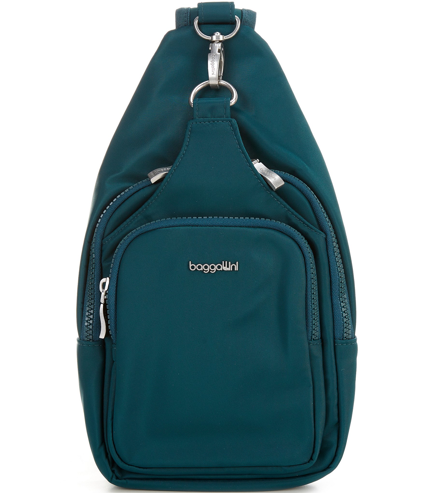 Baggallini Central Park Sling Emerald Twill