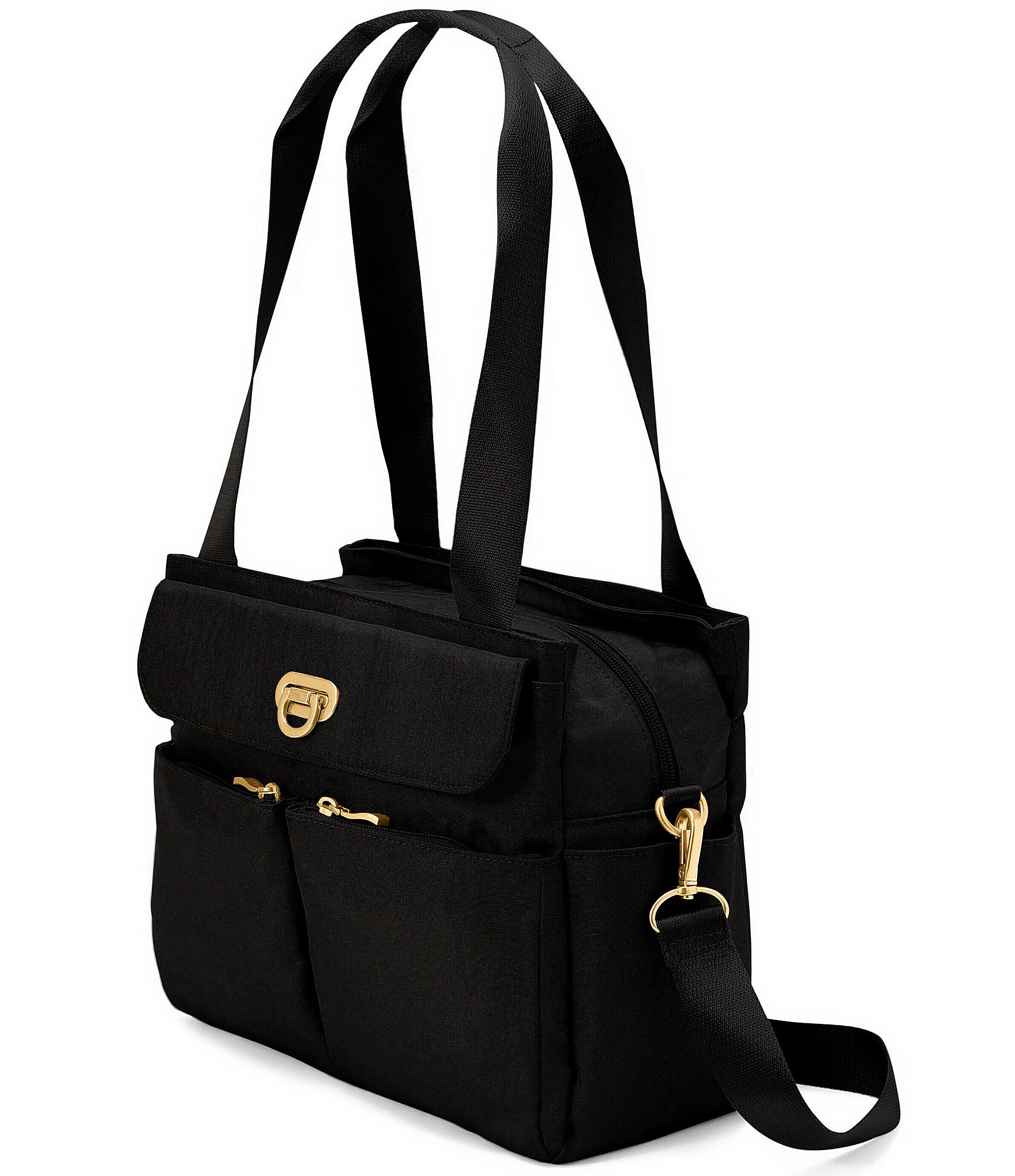 Baggallini Coastal Flip Lock Collection Trio Satchel Bag
