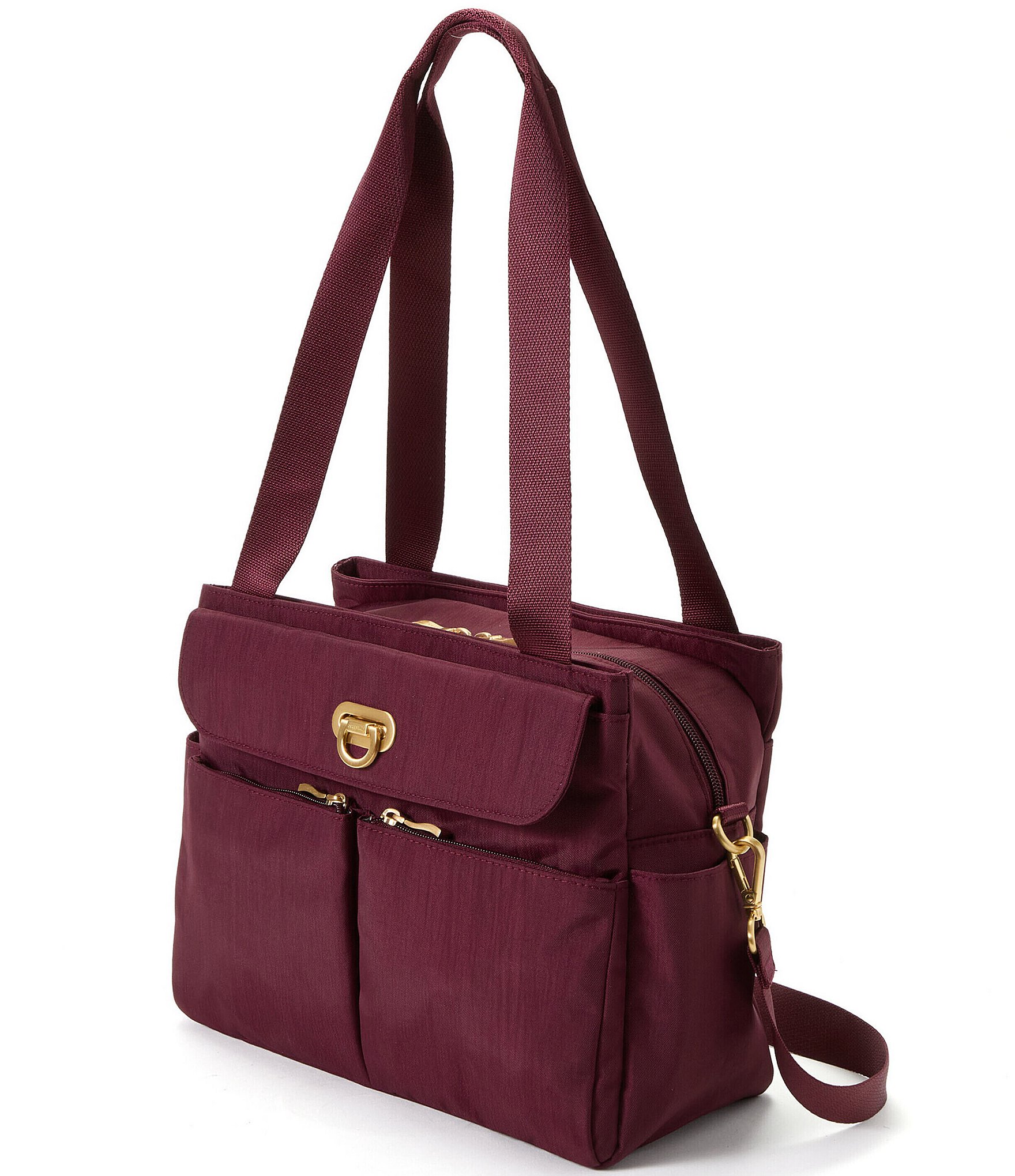 Baggallini Coastal Flip Lock Collection Trio Satchel Bag