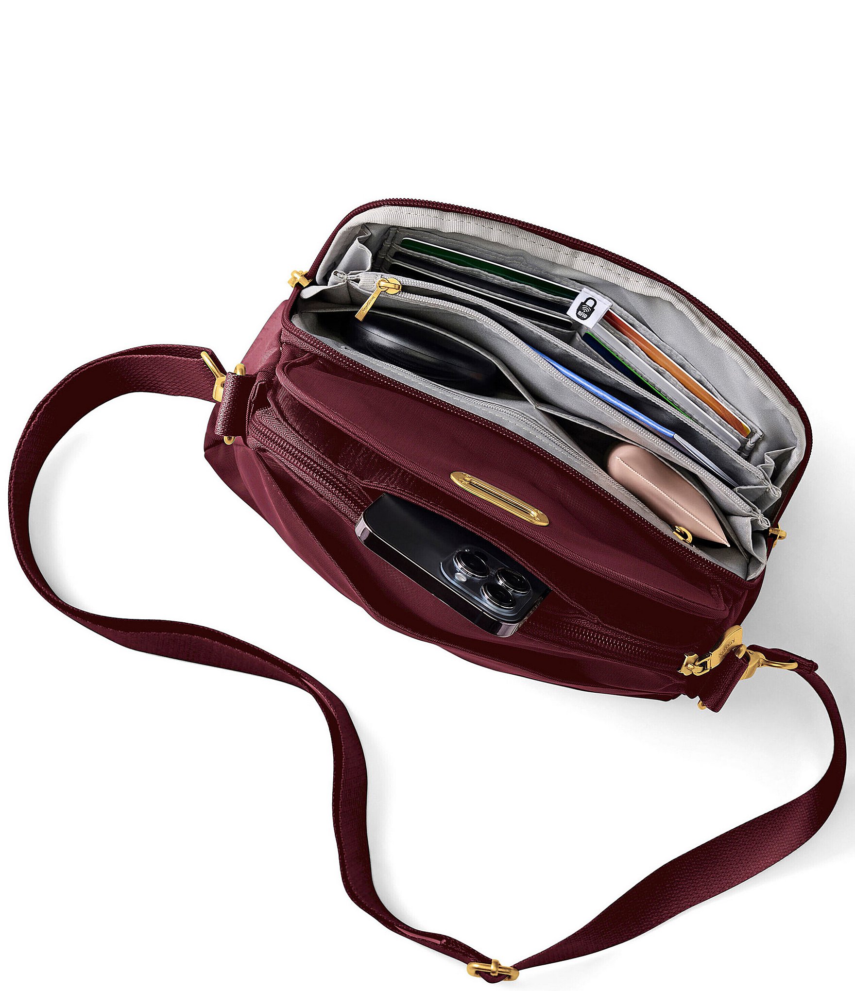 Baggallini Coastal Flip Lock Crossbody Bag