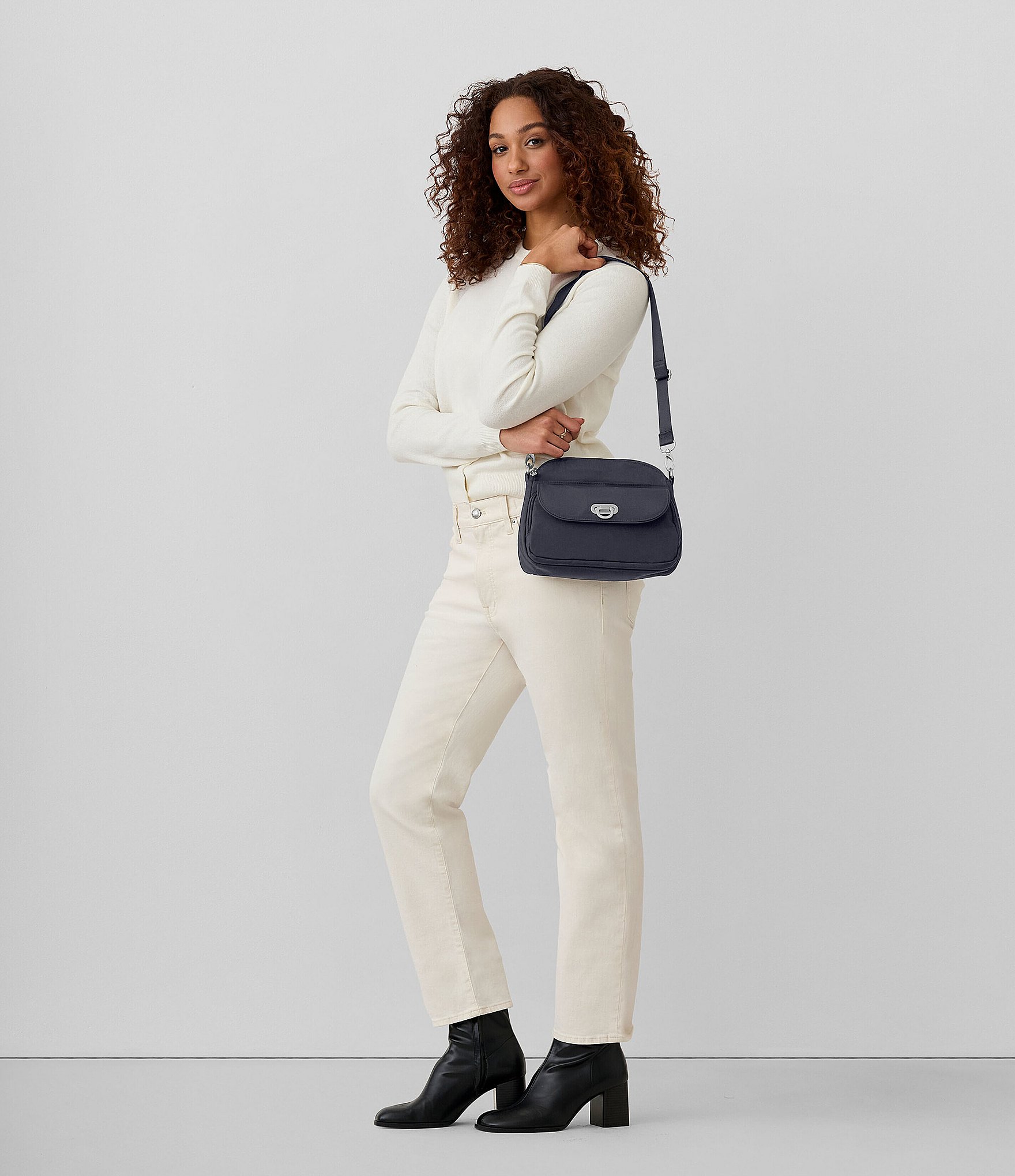 Baggallini Coastal Flip Lock Crossbody Bag
