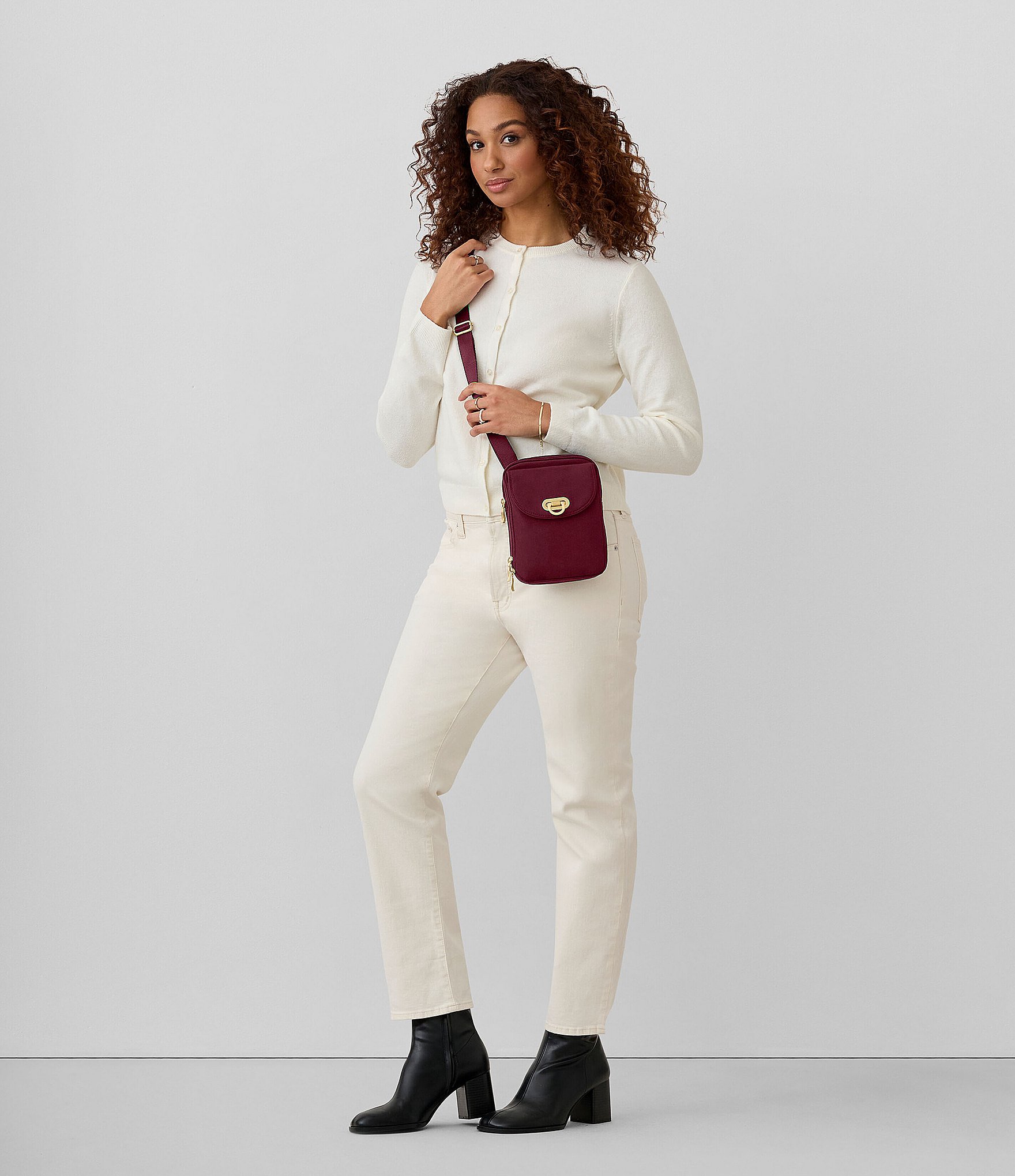 Baggallini Coastal Flip Lock Veture Crossbody Bag