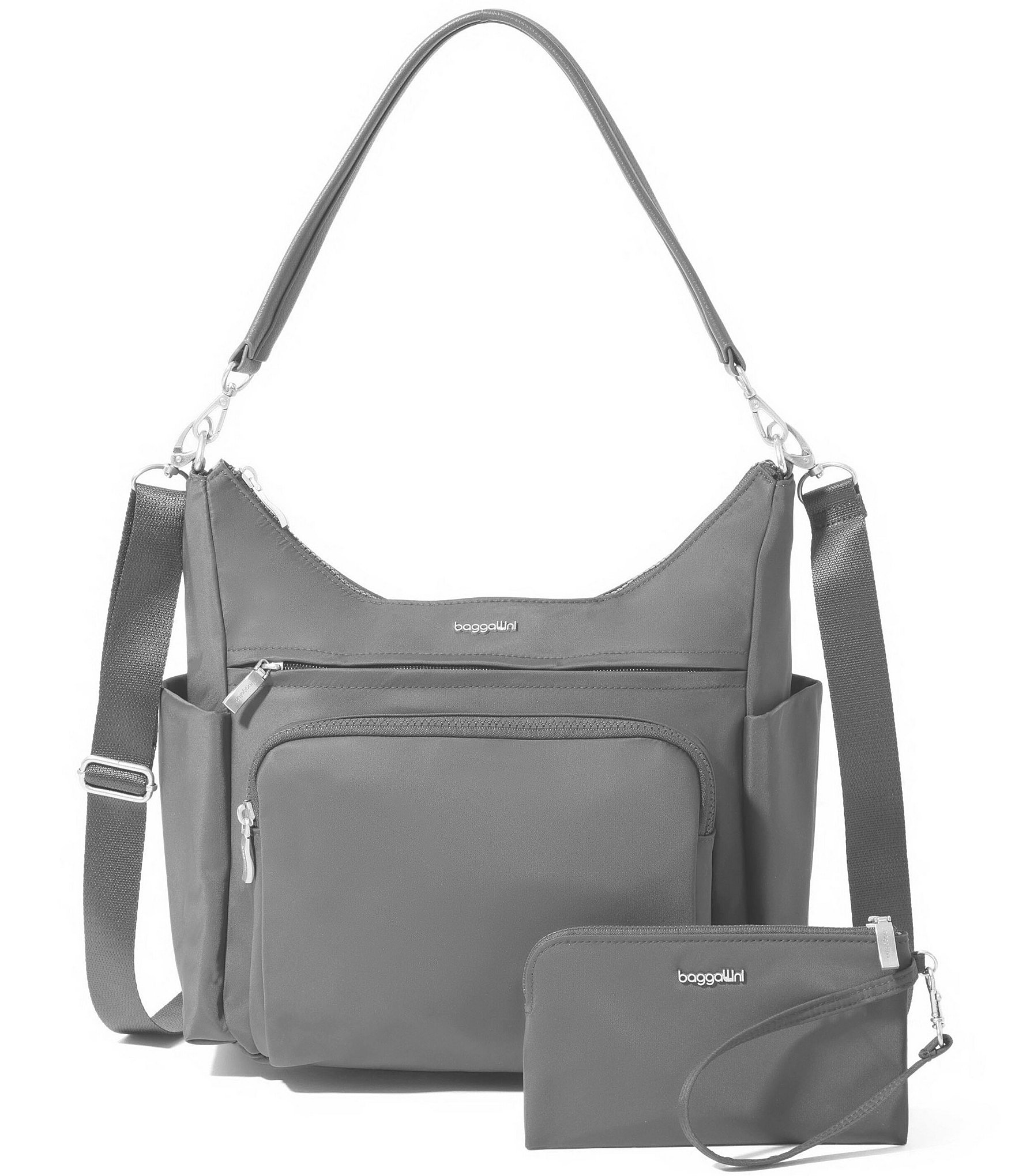 Baggallini Manhattan Collection Nolita Convertible Hobo Shoulder Bag