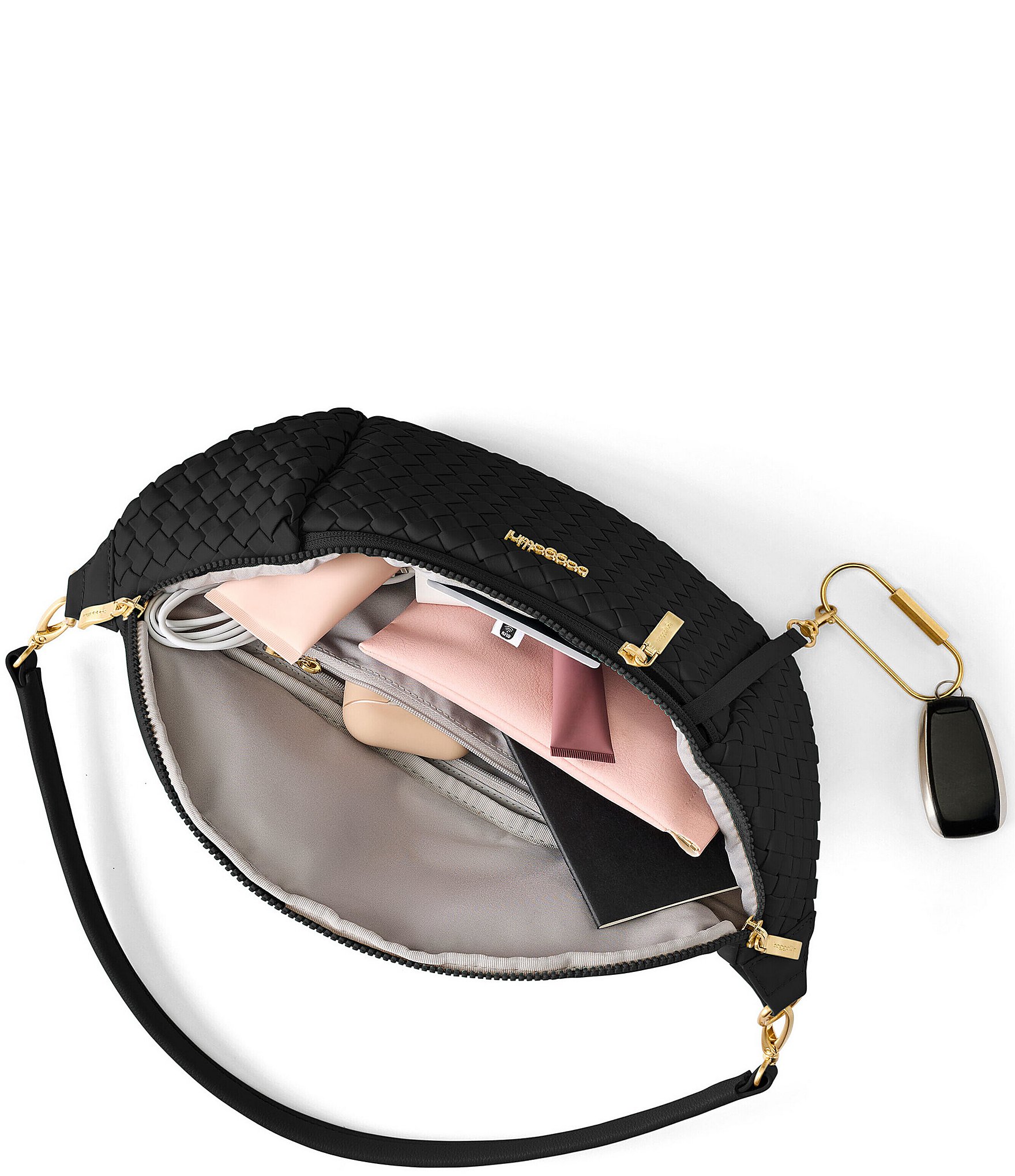 Baggallini Manhattan Collection Stanton Woven Nylon Crossbody Bag