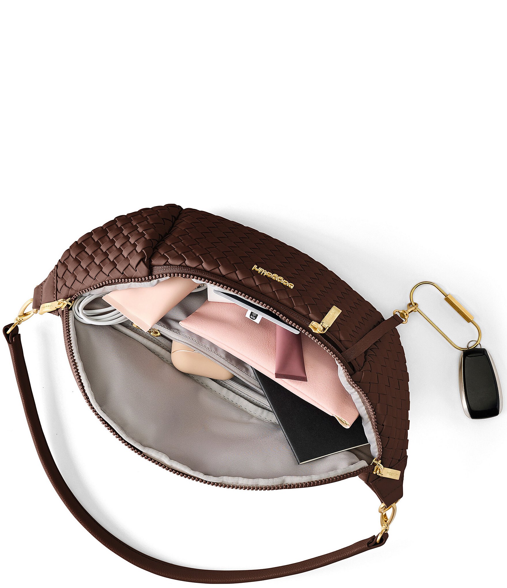 Baggallini Manhattan Collection Stanton Woven Nylon Crossbody Bag