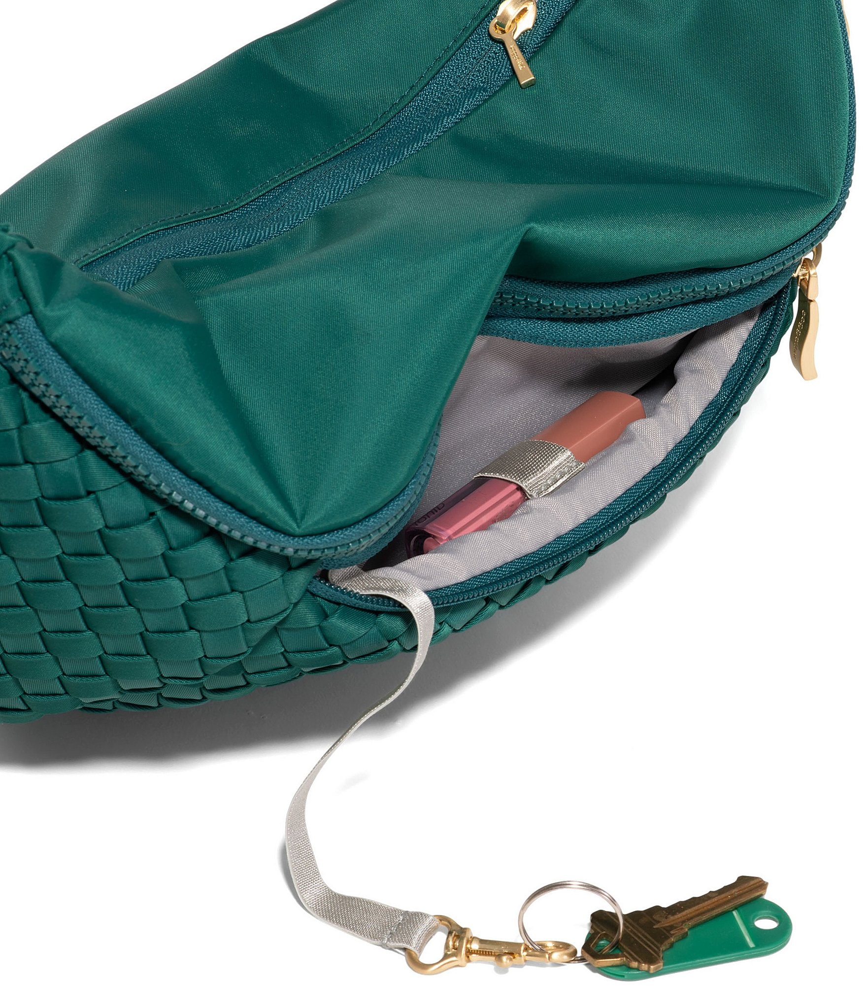 Baggallini Manhattan Collection Stanton Woven Nylon Crossbody Bag