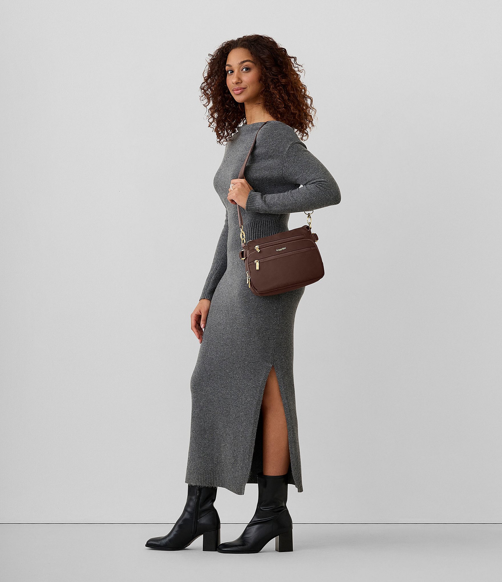 Baggallini Marais Twill Crossbody Bag