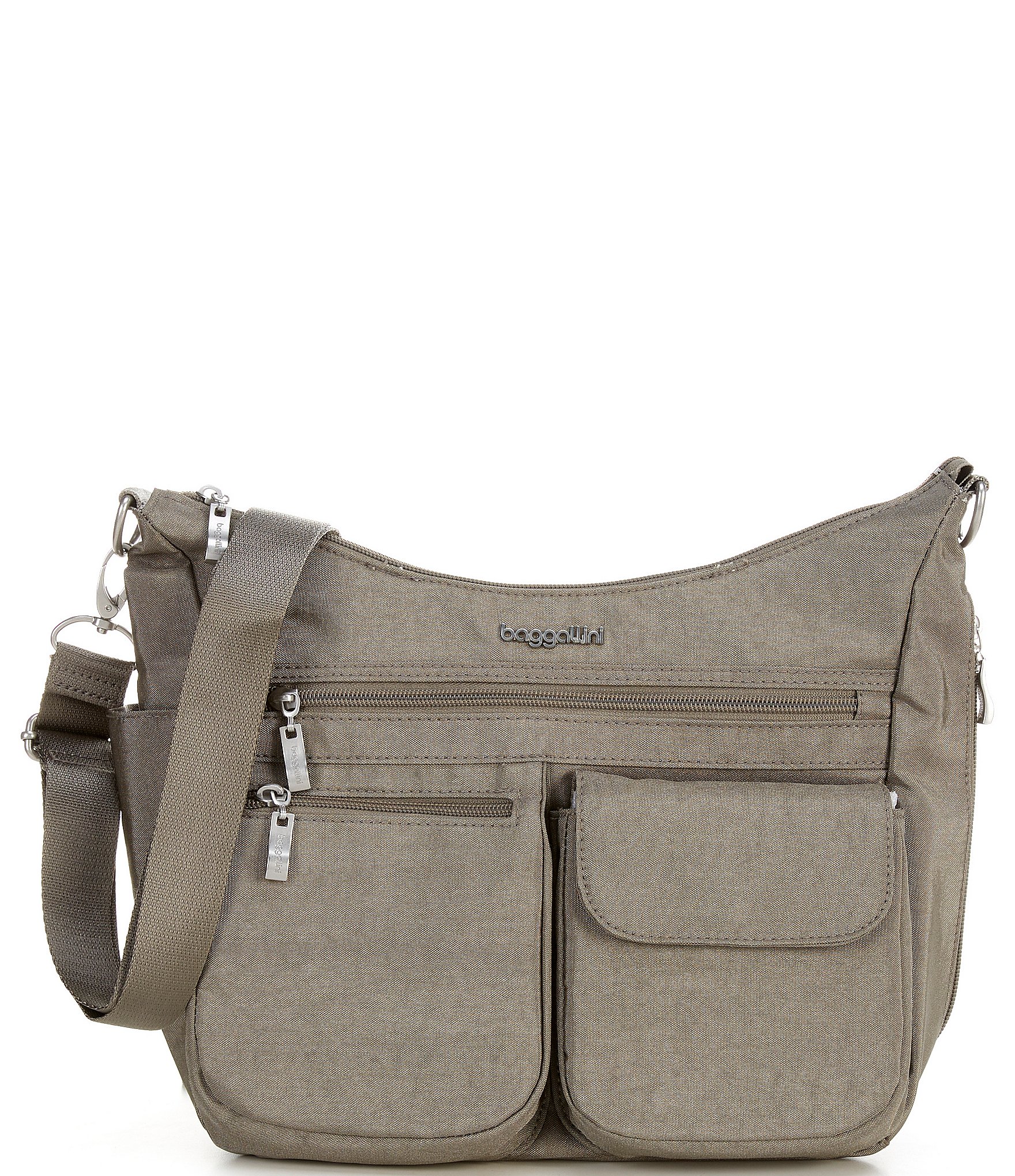 Baggallini Nylon Modern Everywhere Gold Hardware Crossbody Bag