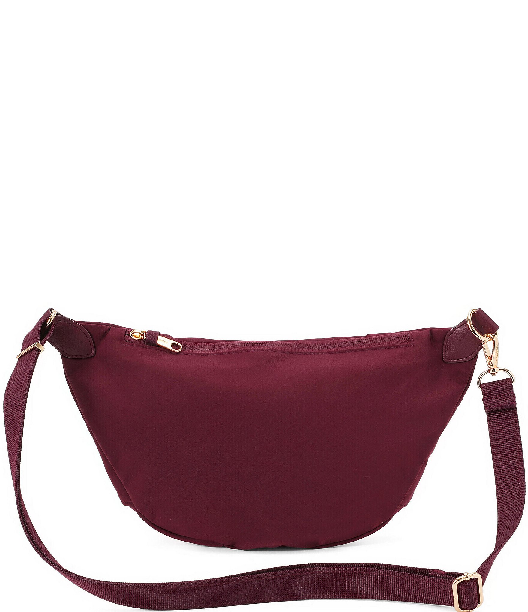 Baggallini Securtex® Jet Set Anti-Theft Collection Crescent Sling Bag