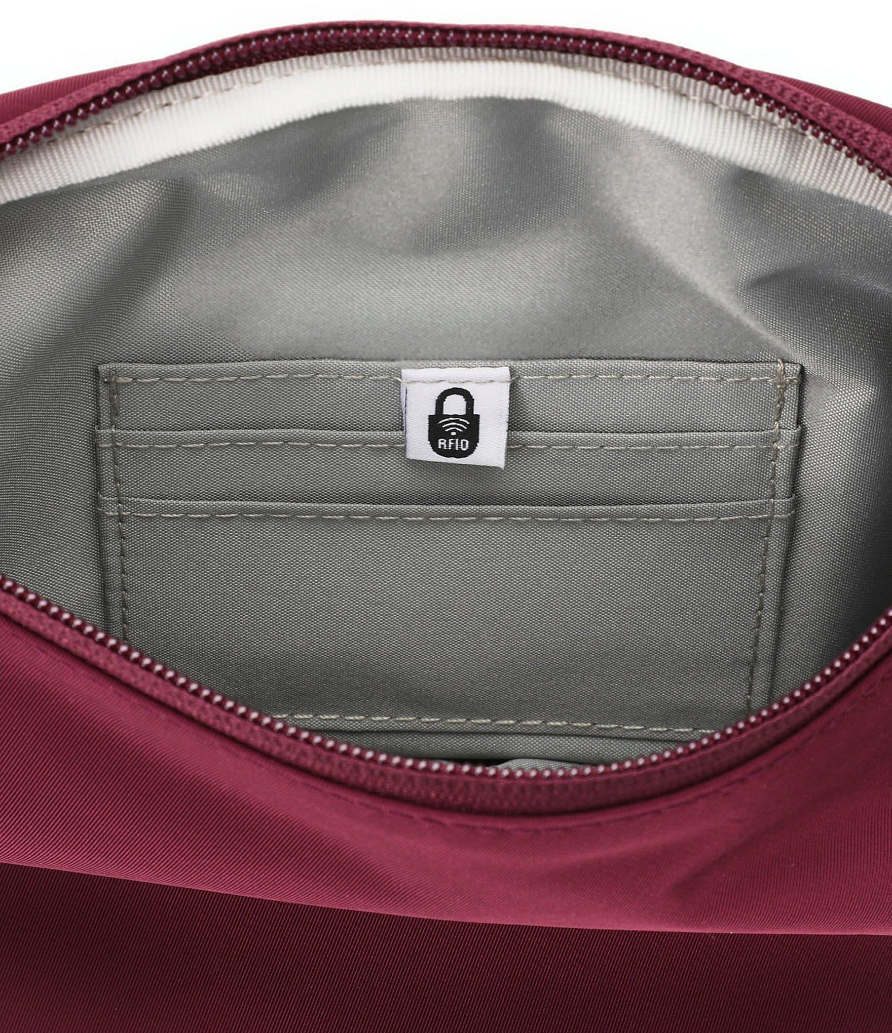 Baggallini Securtex® Jet Set Anti-Theft Collection Crescent Sling Bag