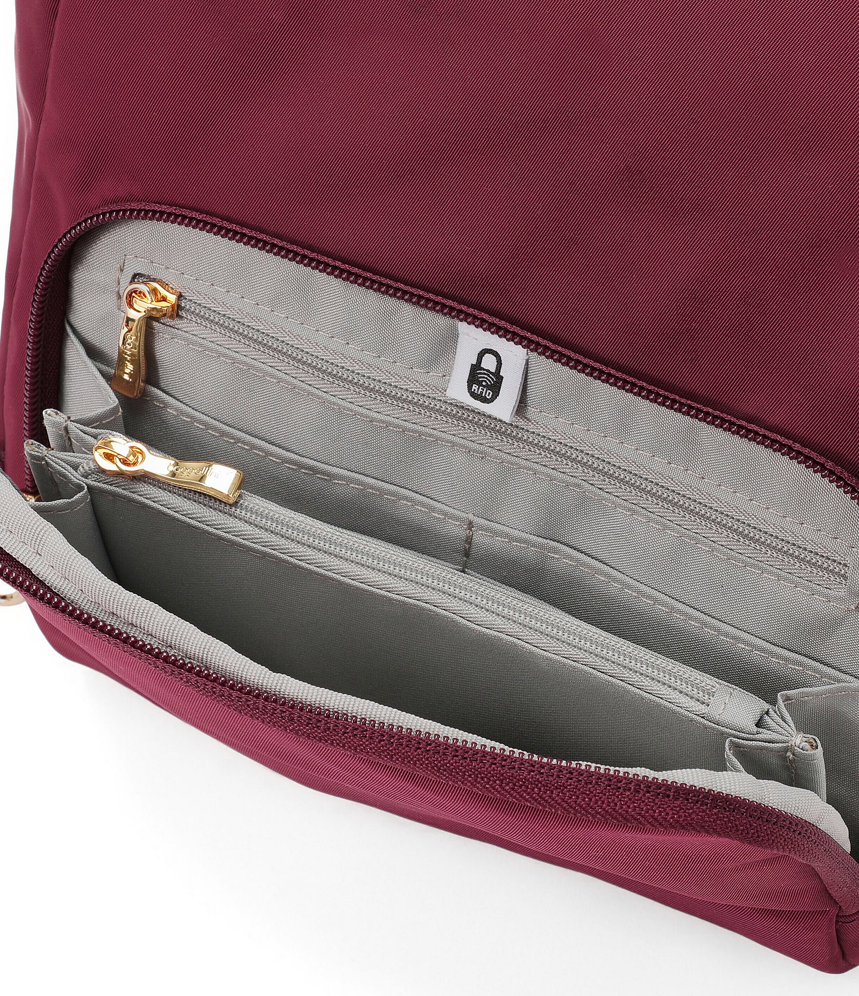 Baggallini Securtex® Jet Set Anti-Theft Collection Triangle Sling