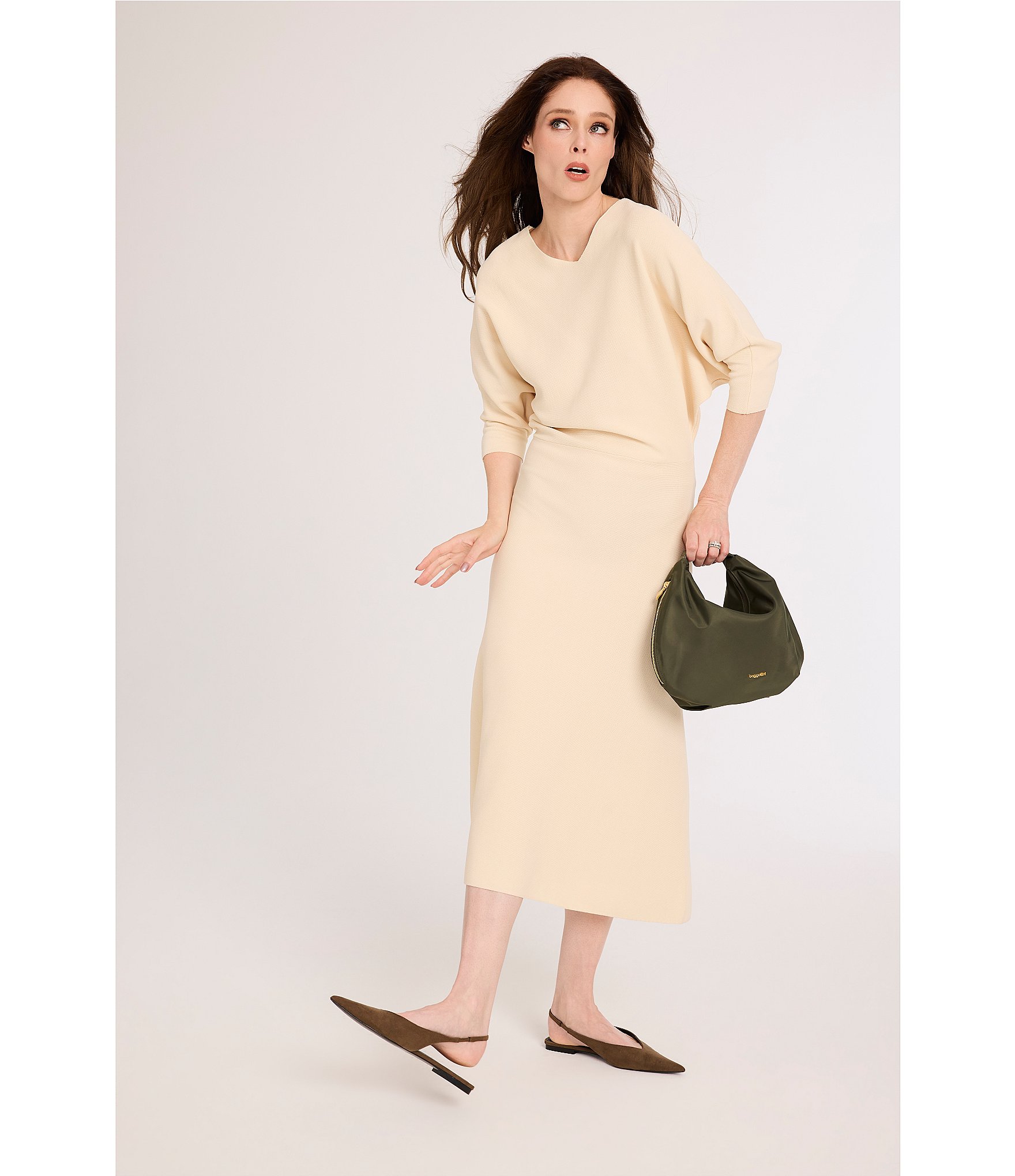 Baggallini x Coco Rocha Manhattan Collection Crescent Convertible Hobo Bag