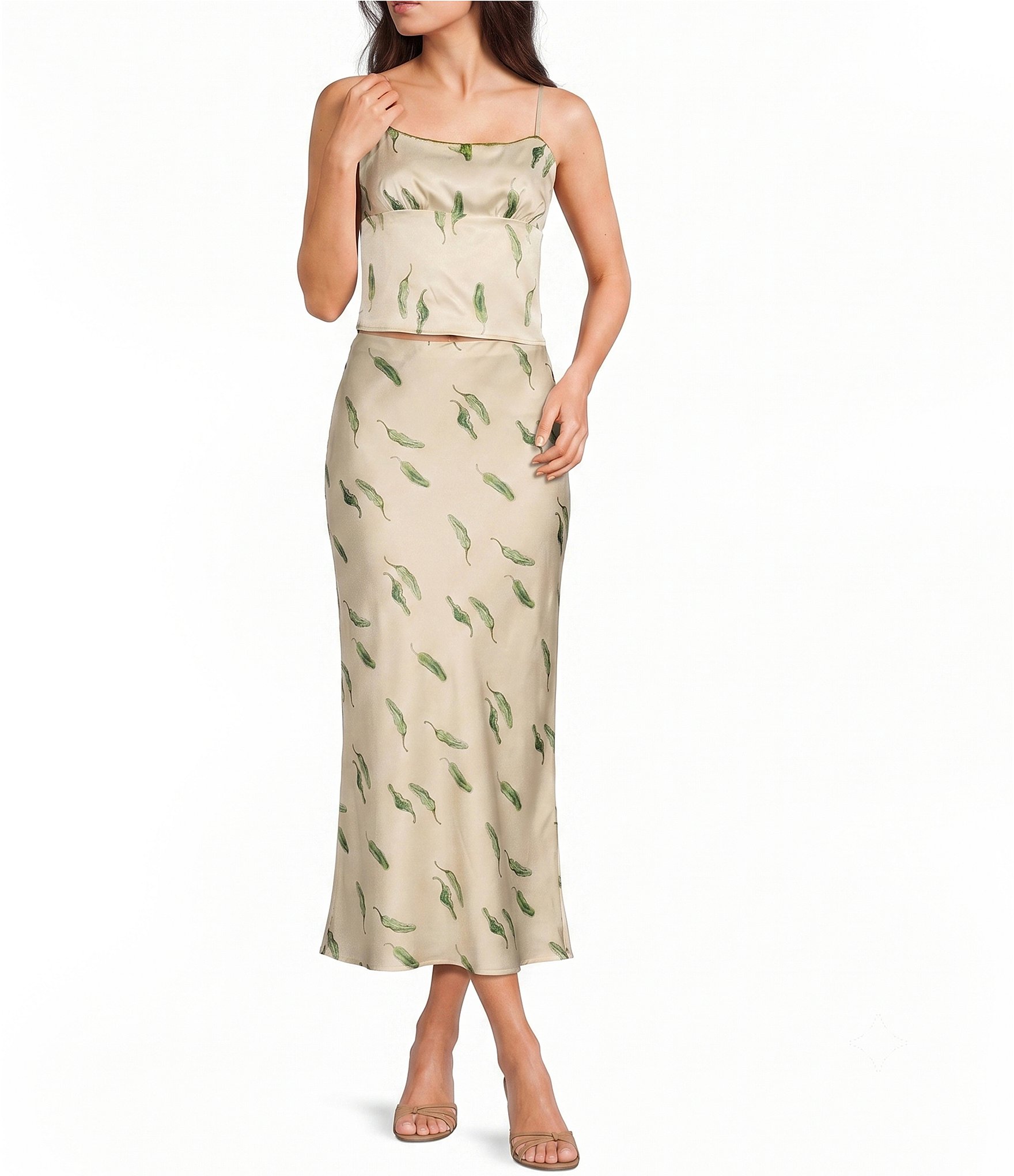 Bailey Rose Green Chili Pepper Coordinating Top