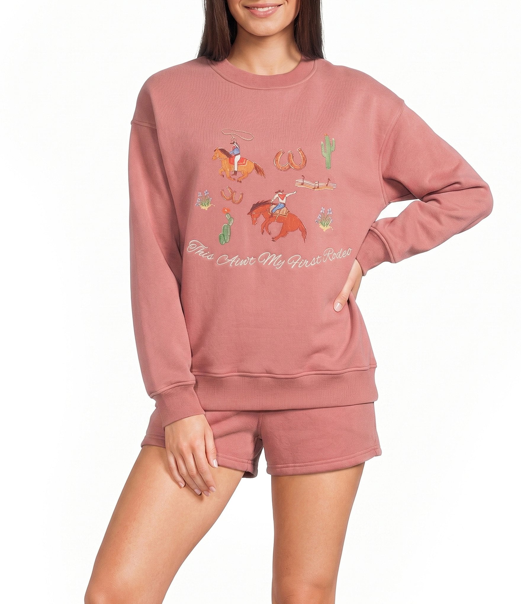 Bailey Rose Western Horse Rodeo Sweatshirt