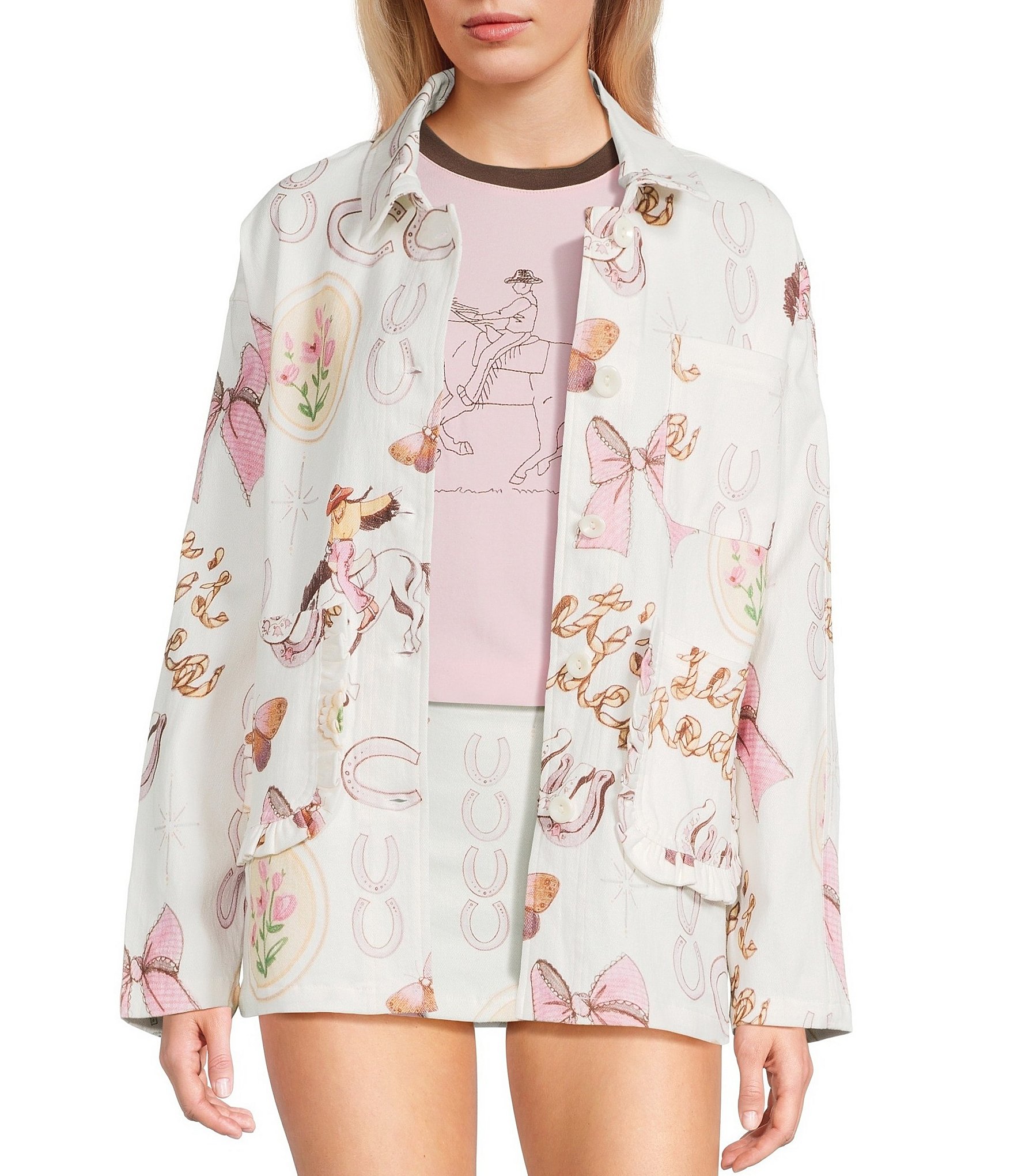 Bailey Rose Lets Rodeo Jean Jacket