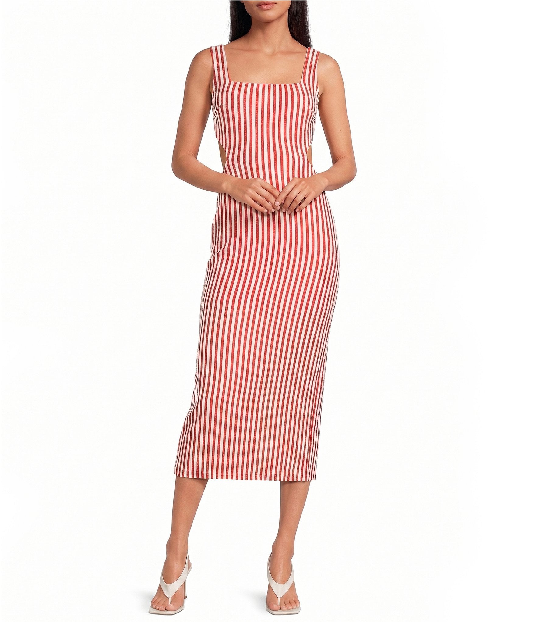 open lace back dress LROSEY Women Summer Button Down Shirt Maxi Dresses Short Sleeve Black and  White Striped Long Dress with Pockets at Amazon Women's Clothing store main image 0