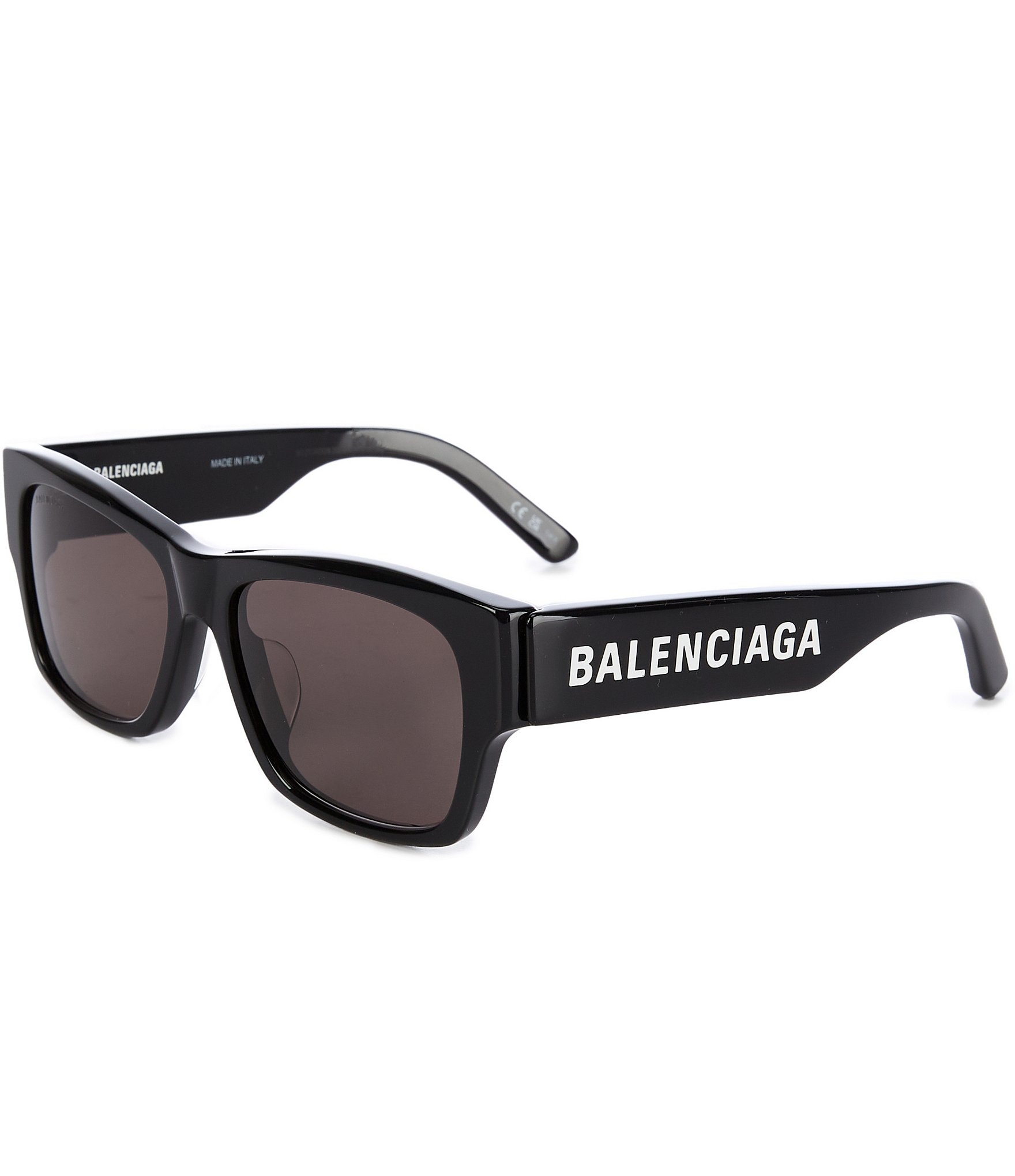 Shield Square Sunglasses in Black  Balenciaga US