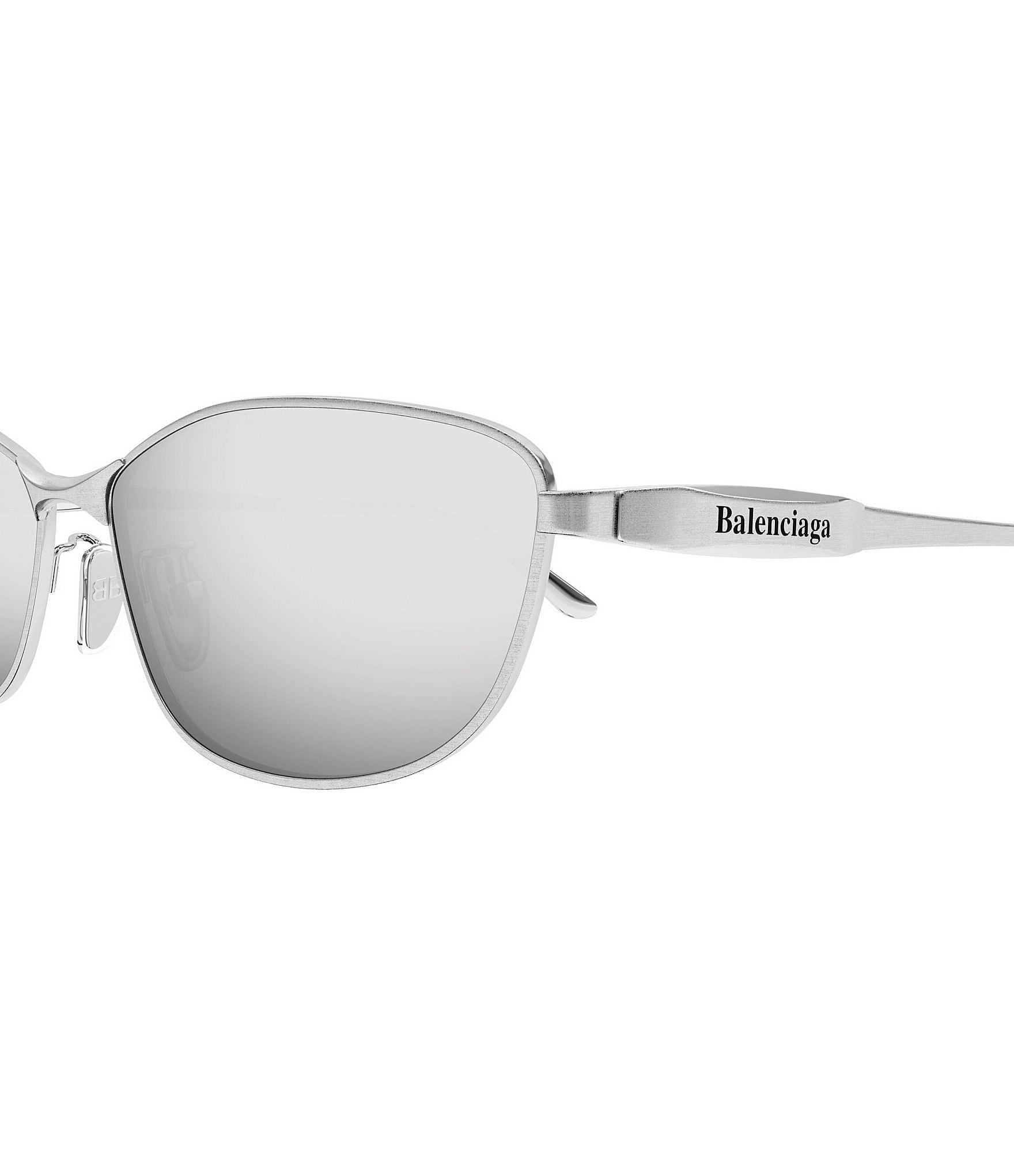 Balenciaga Unisex Miami 62mm Mirrored Square Sunglasses