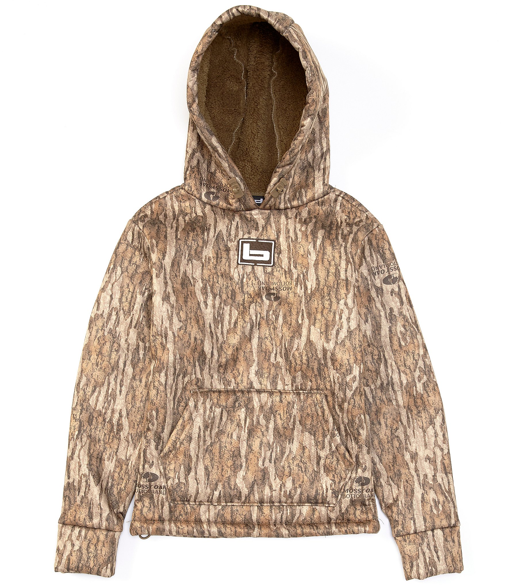 banded camo hoodie