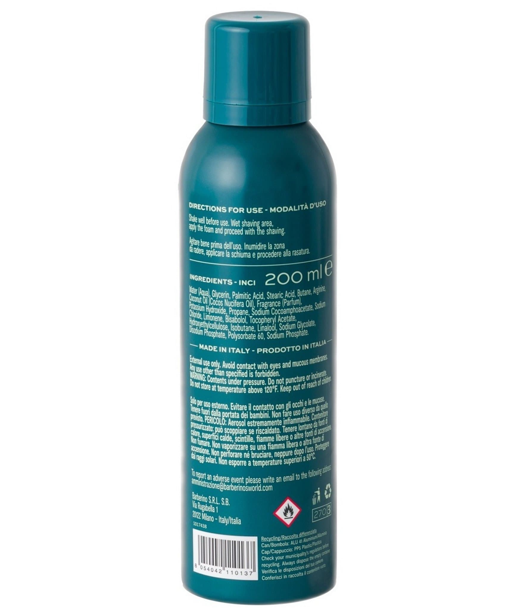 Barberino's Smooth Irritation-Free Shaving Foam