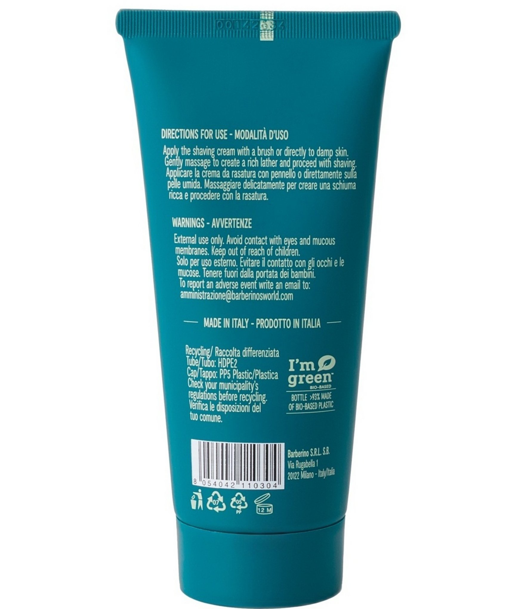 Barberino's Ultimate Brushless Shaving Cream