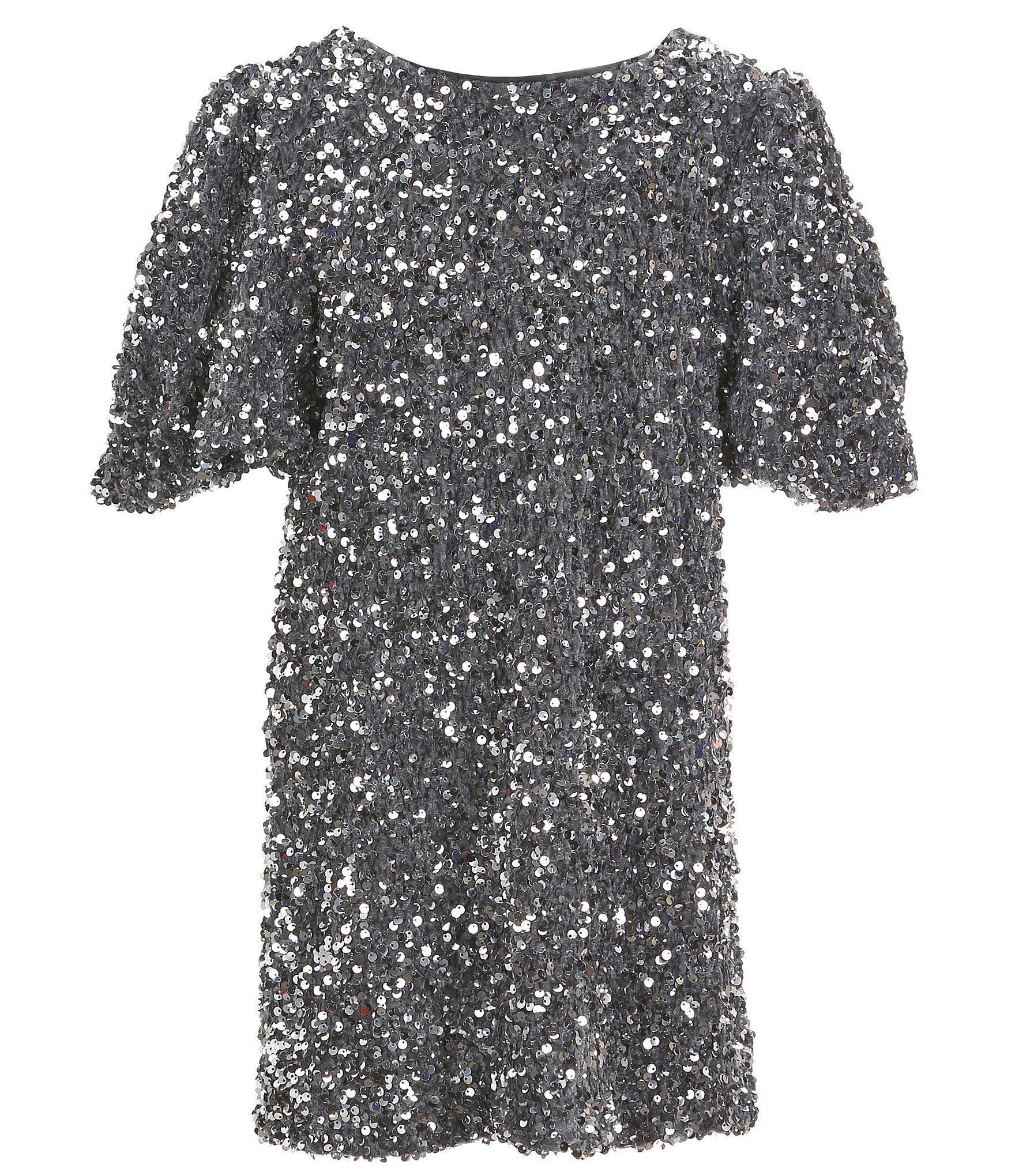 Bardot Little/Big Girls 4-10 Puffed Sleeve Giselle Sequin-Embellished ...