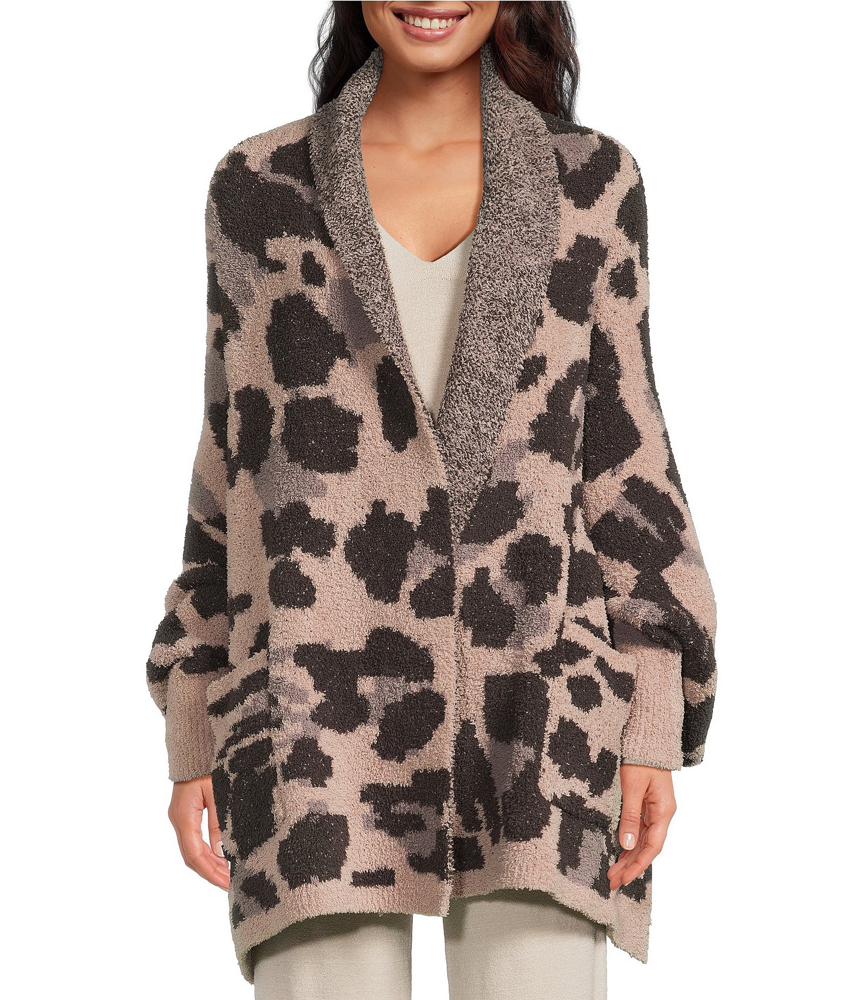 Barefoot Dreams CozyChic® Leopard Print Blanket Wrap