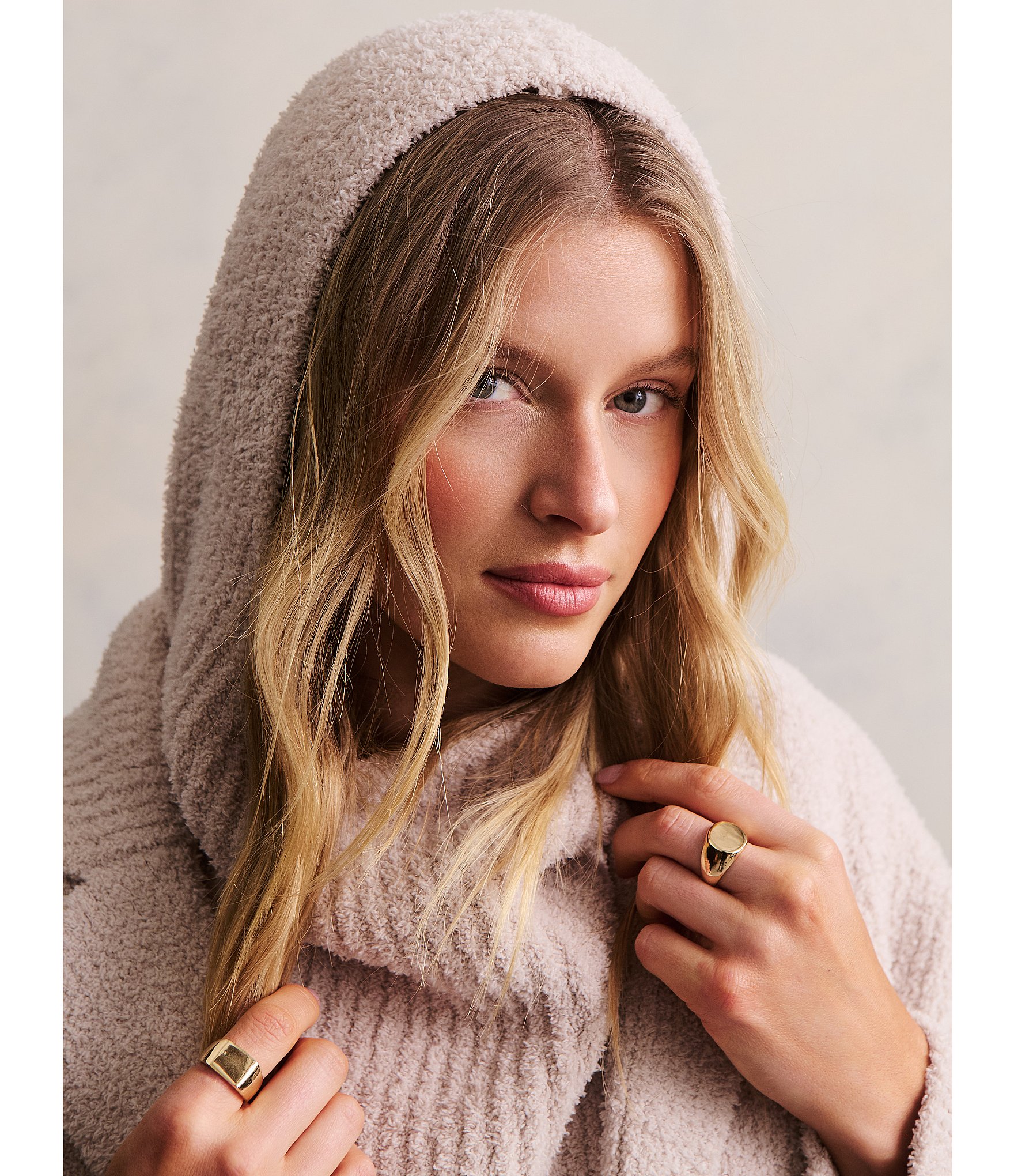 Barefoot Dreams CozyChic Ribbed Balaclava Poncho