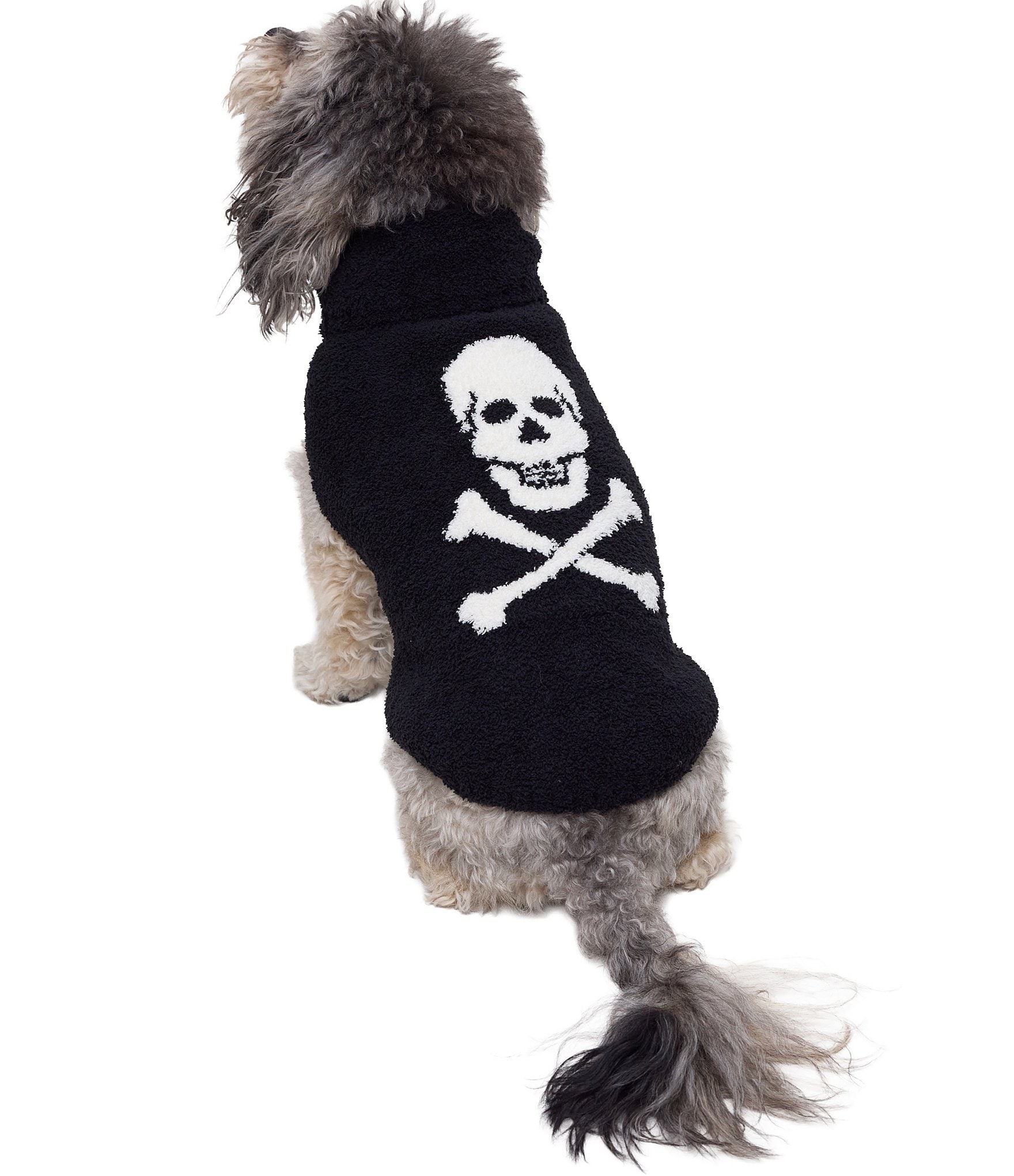 Barefoot Dreams CozyChic Skull and Bones Pet Sweater