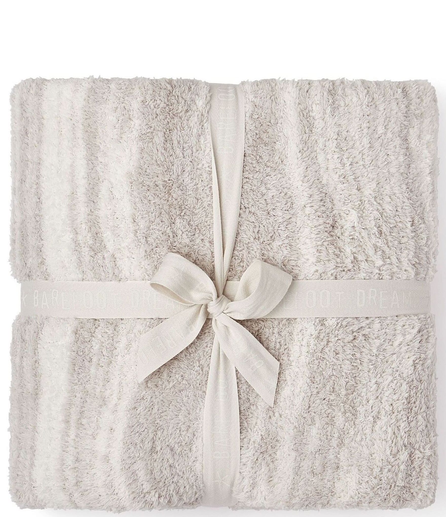 Barefoot Dreams CozyChic Space Dye Border Throw