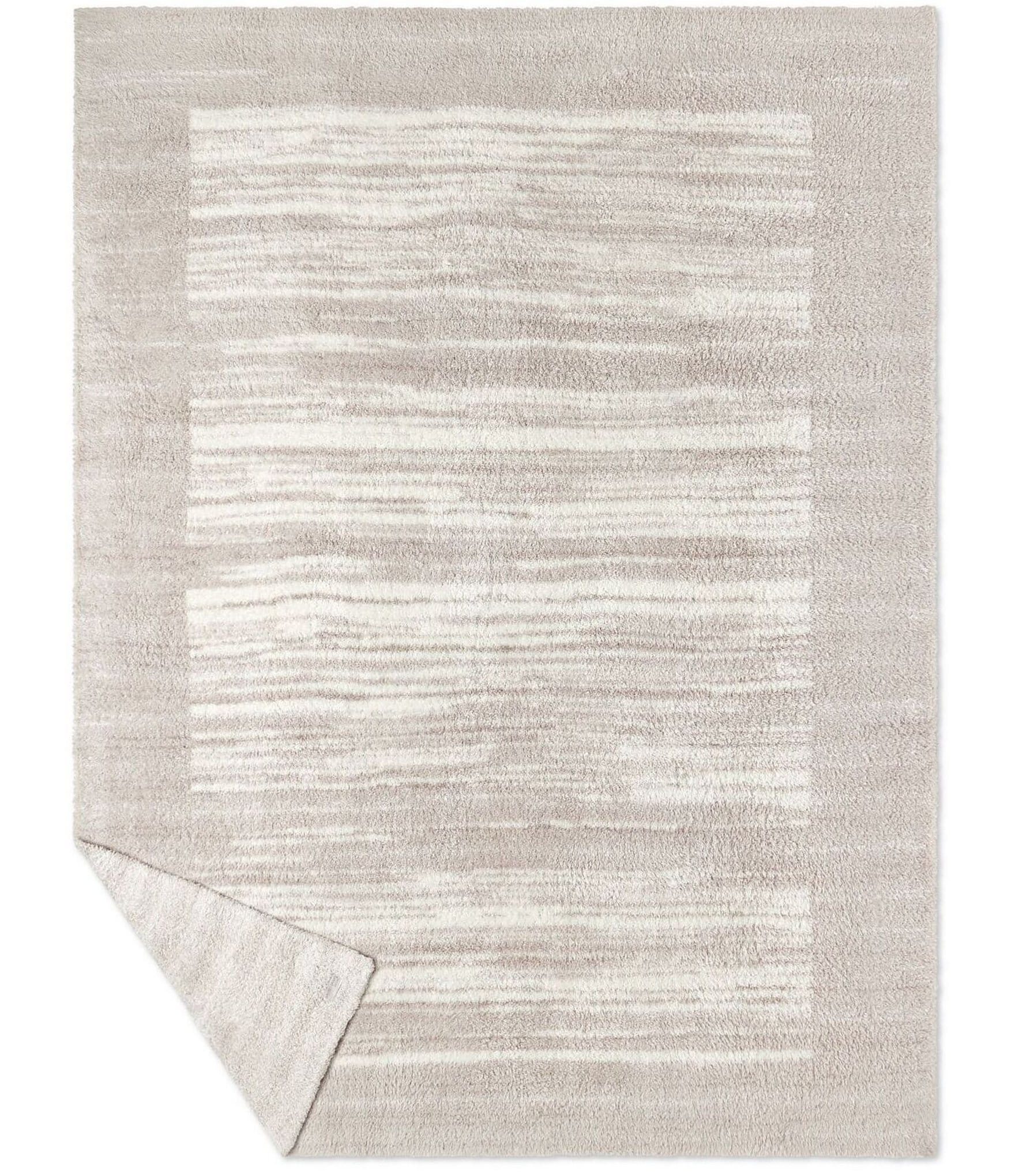 Barefoot Dreams CozyChic Space Dye Border Throw