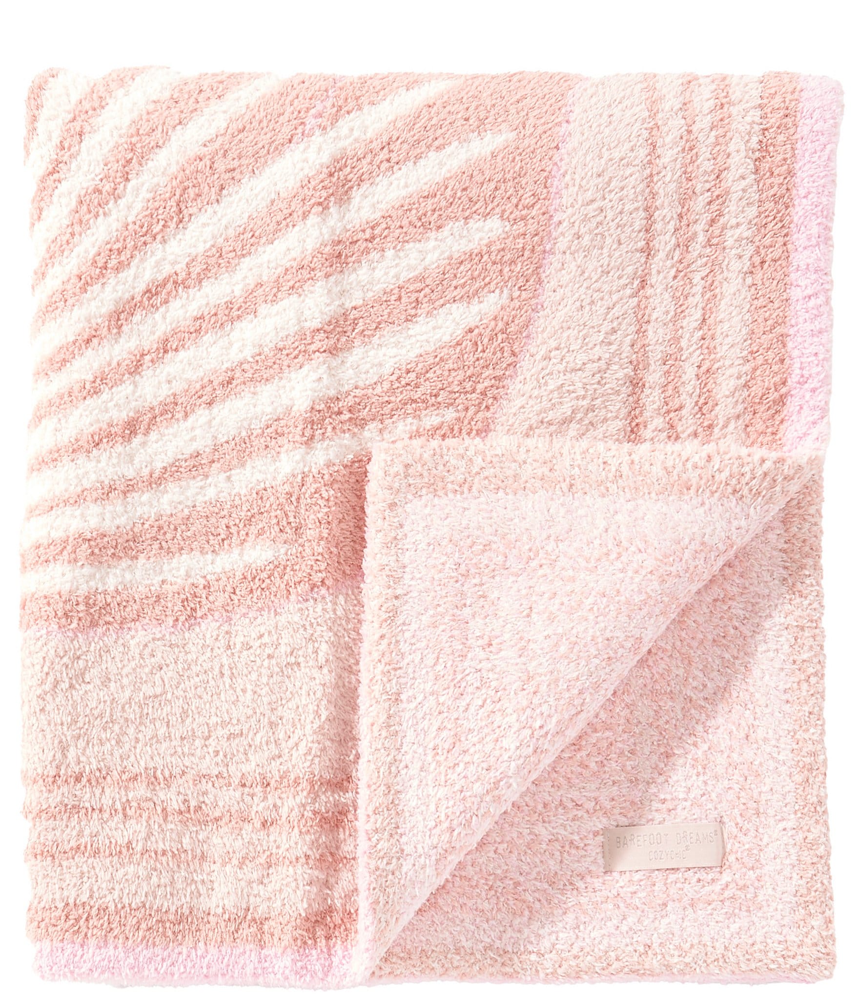 Barefoot Dreams CozyChic Swan Receiving Blanket