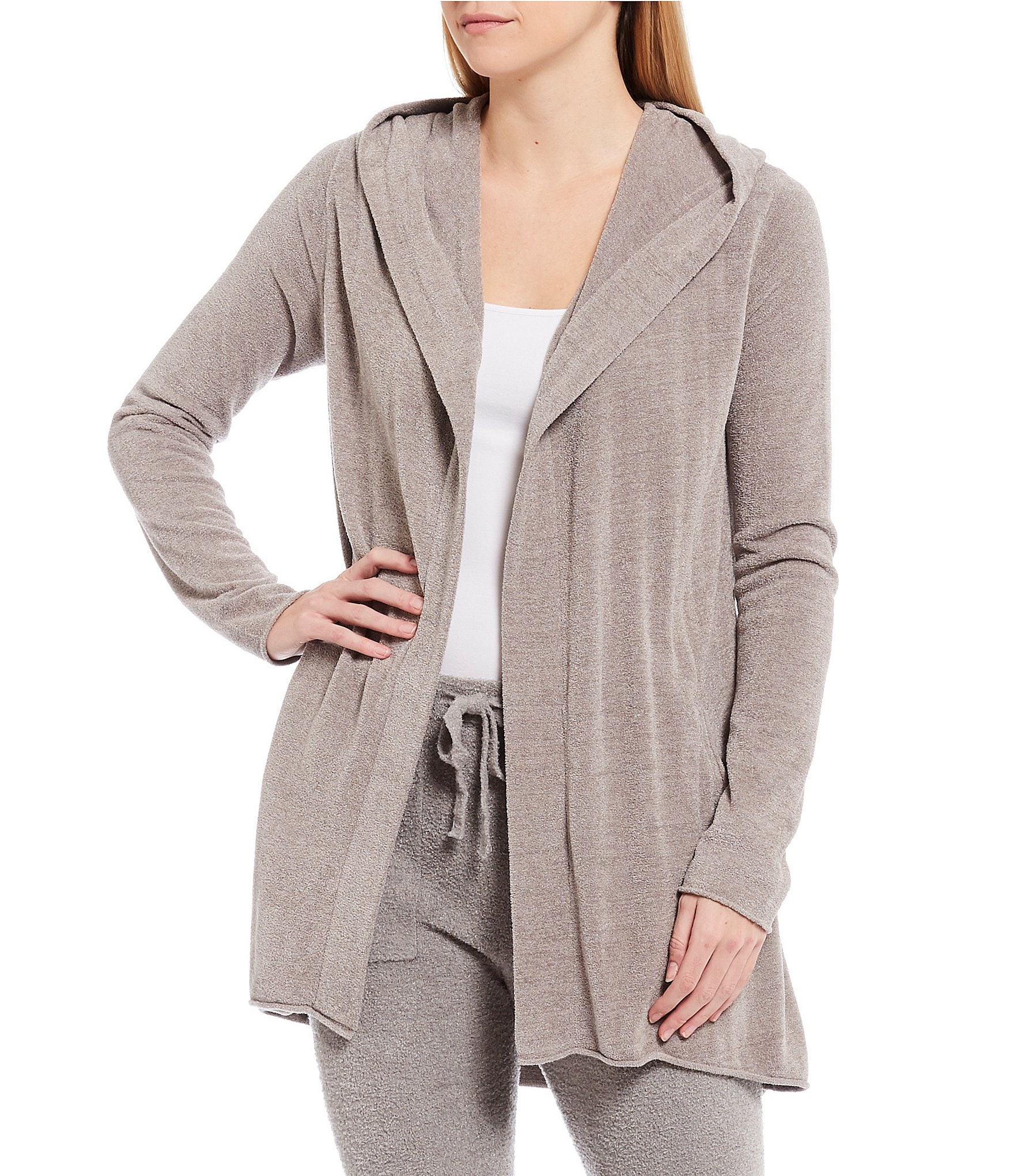 Barefoot Dreams CozyChic® Ultra Lite Hoodie Cardigan | Dillard's