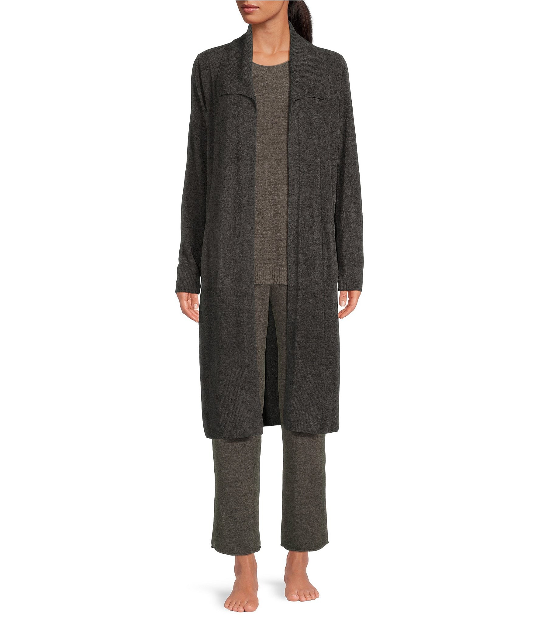 Barefoot Dreams CozyChic Ultra Lite® Wide Collar Long Cardigan | Dillard's