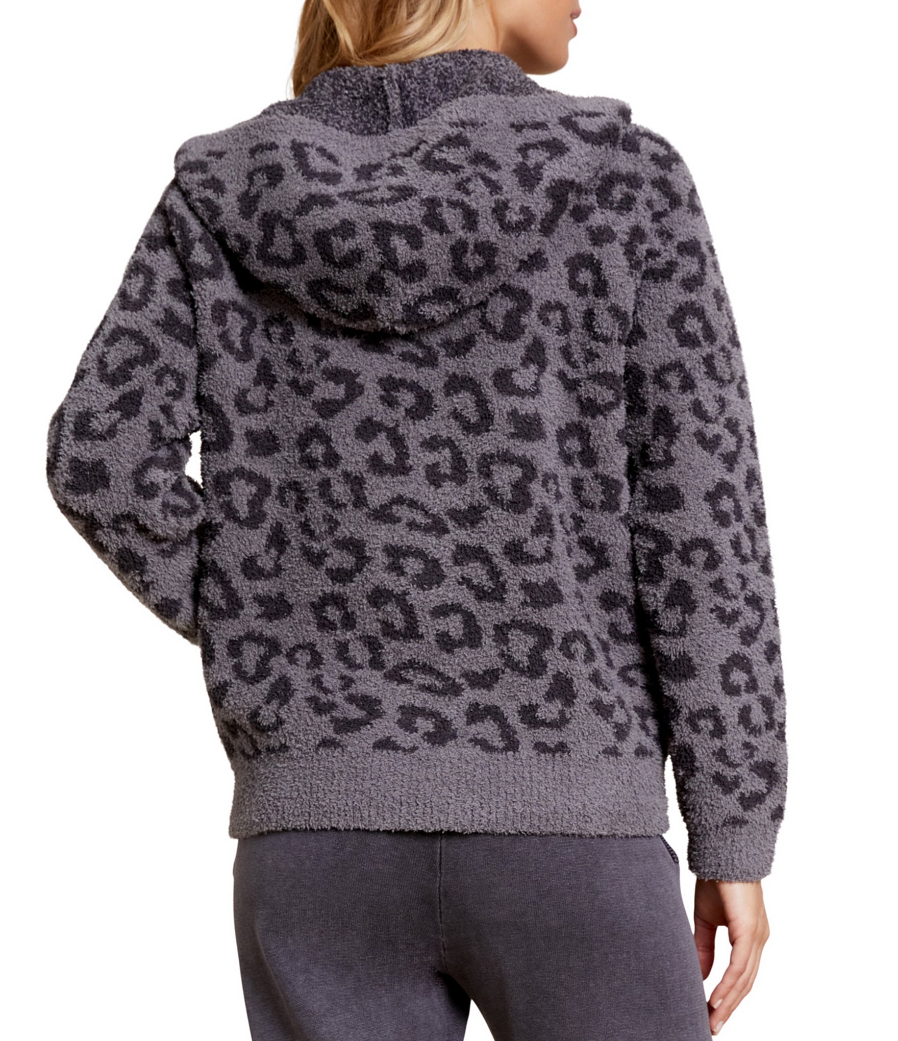 Barefoot Dreams CozyChic Wild Zip Kangaroo Pocket Hoodie