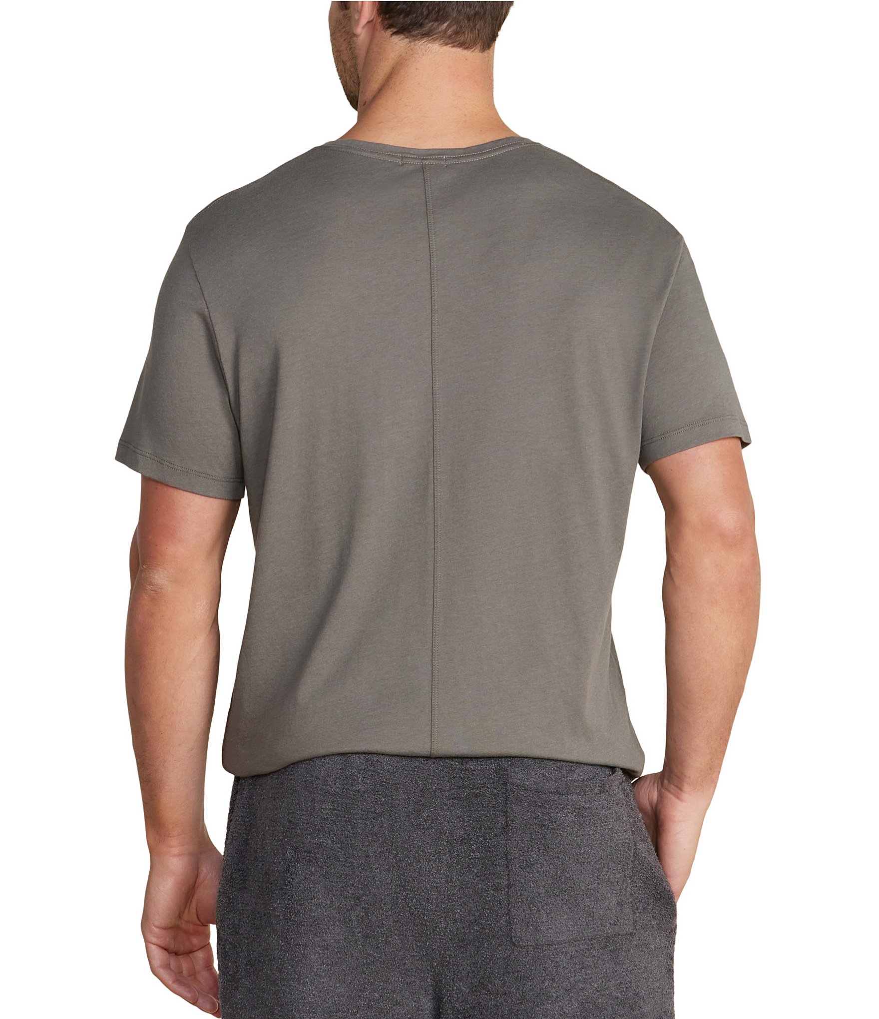 Barefoot Dreams Malibu Collection® V-Neck Short Sleeve Basic T-Shirt