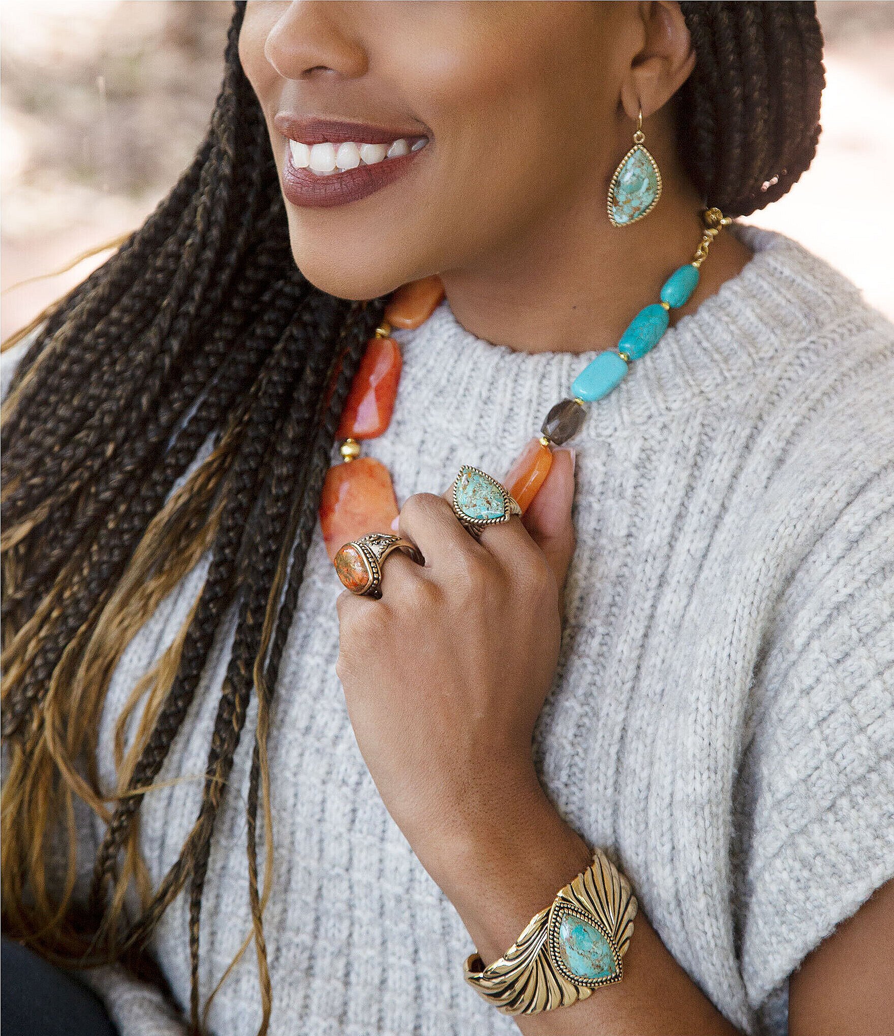 Barse Turquoise Vibrance Ring