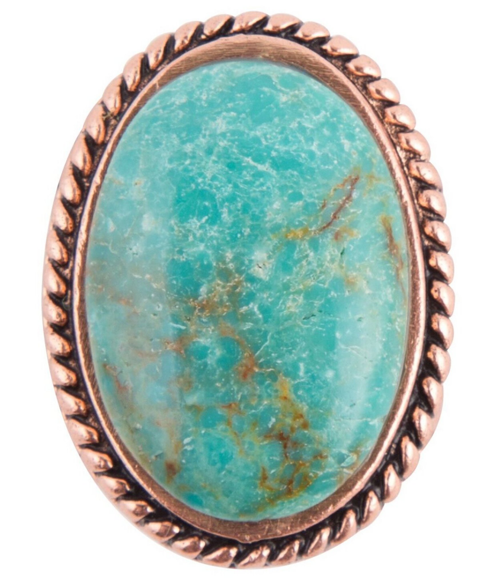 Barse Sterling & Copper Chrysocolla Statement cheapest Ring