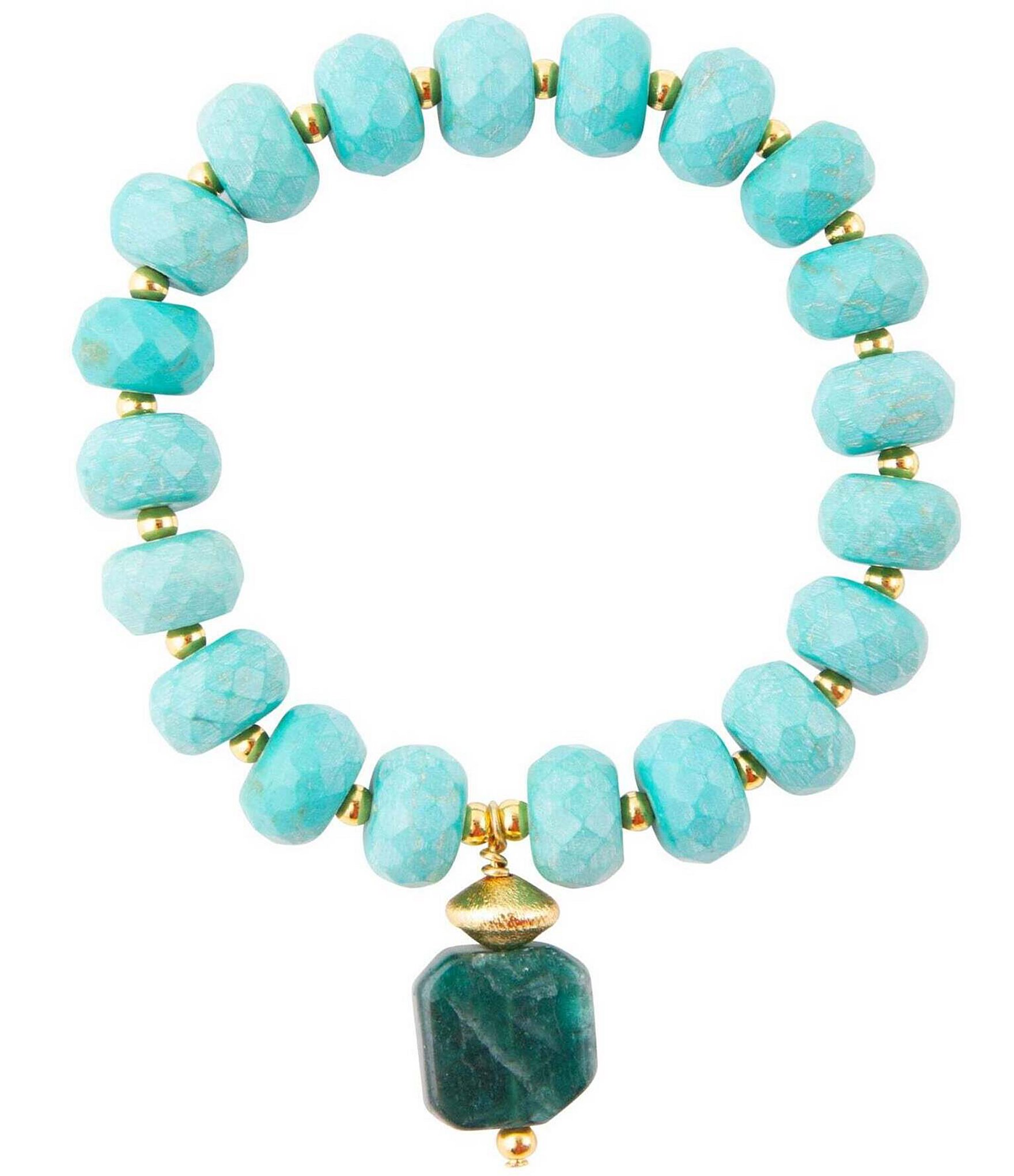 Barse Genuine Stone Stretch Bracelet | Dillard's