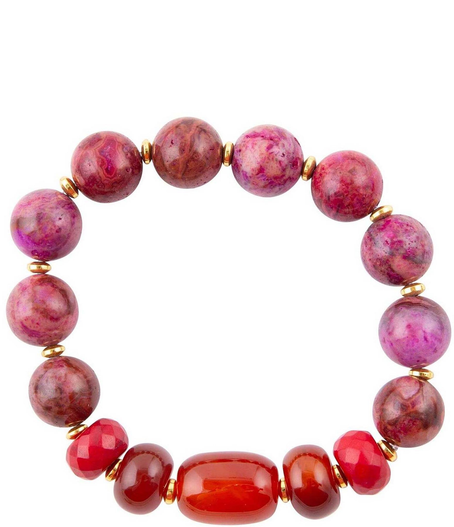 Barse Genuine Stone Stretch Bracelet | Dillard's