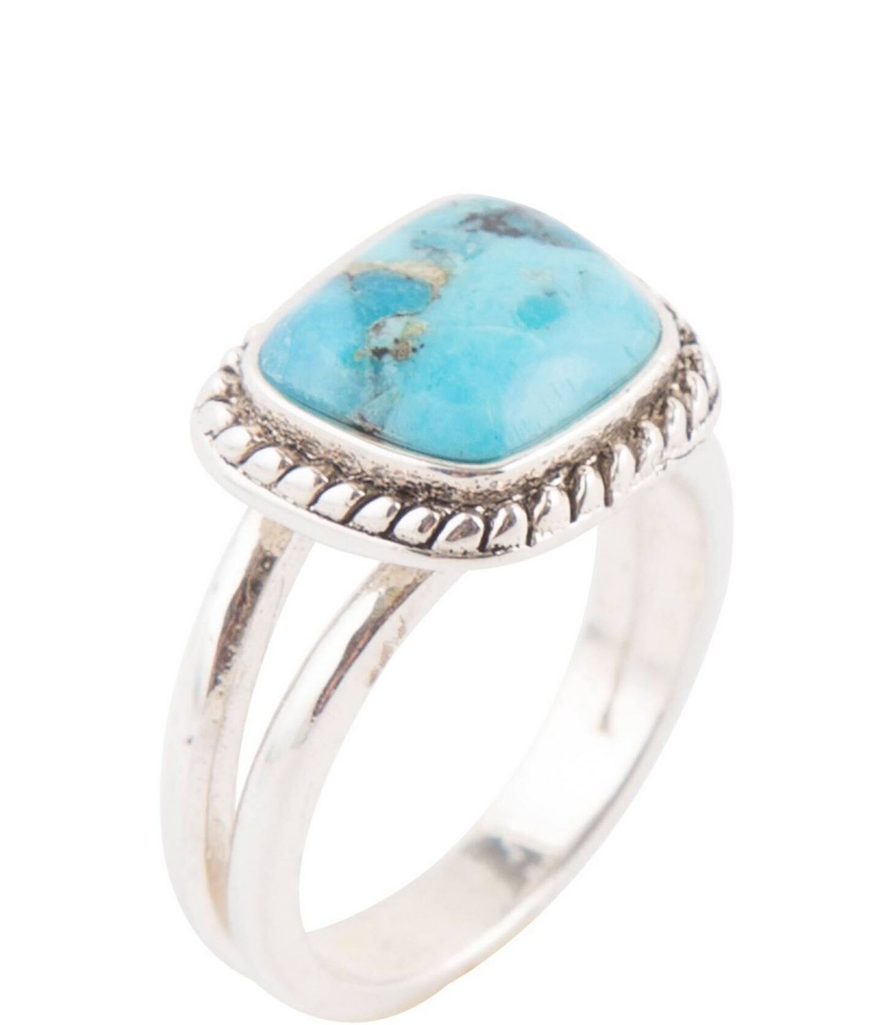 Barse Sterling Silver and Genuine Turquoise Ring