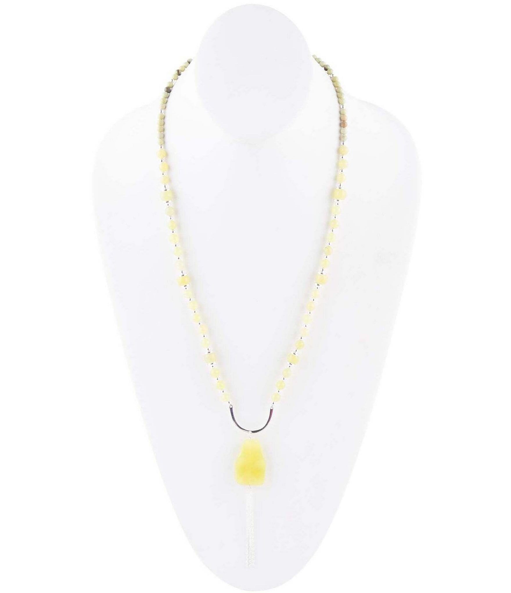 Yellow necklaces clearance