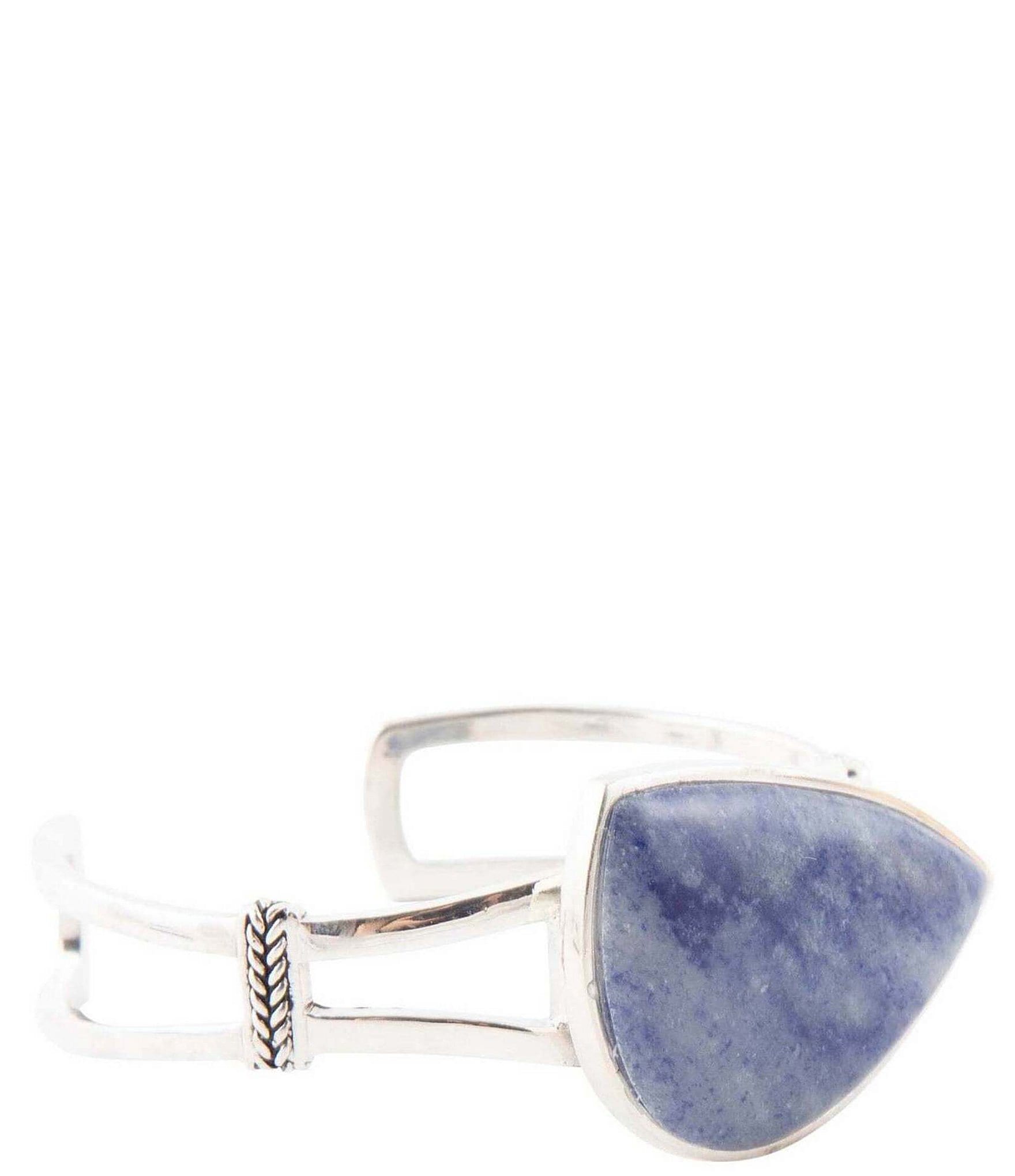 Barse Sterling Silver Kyanite Cuff Bracelet