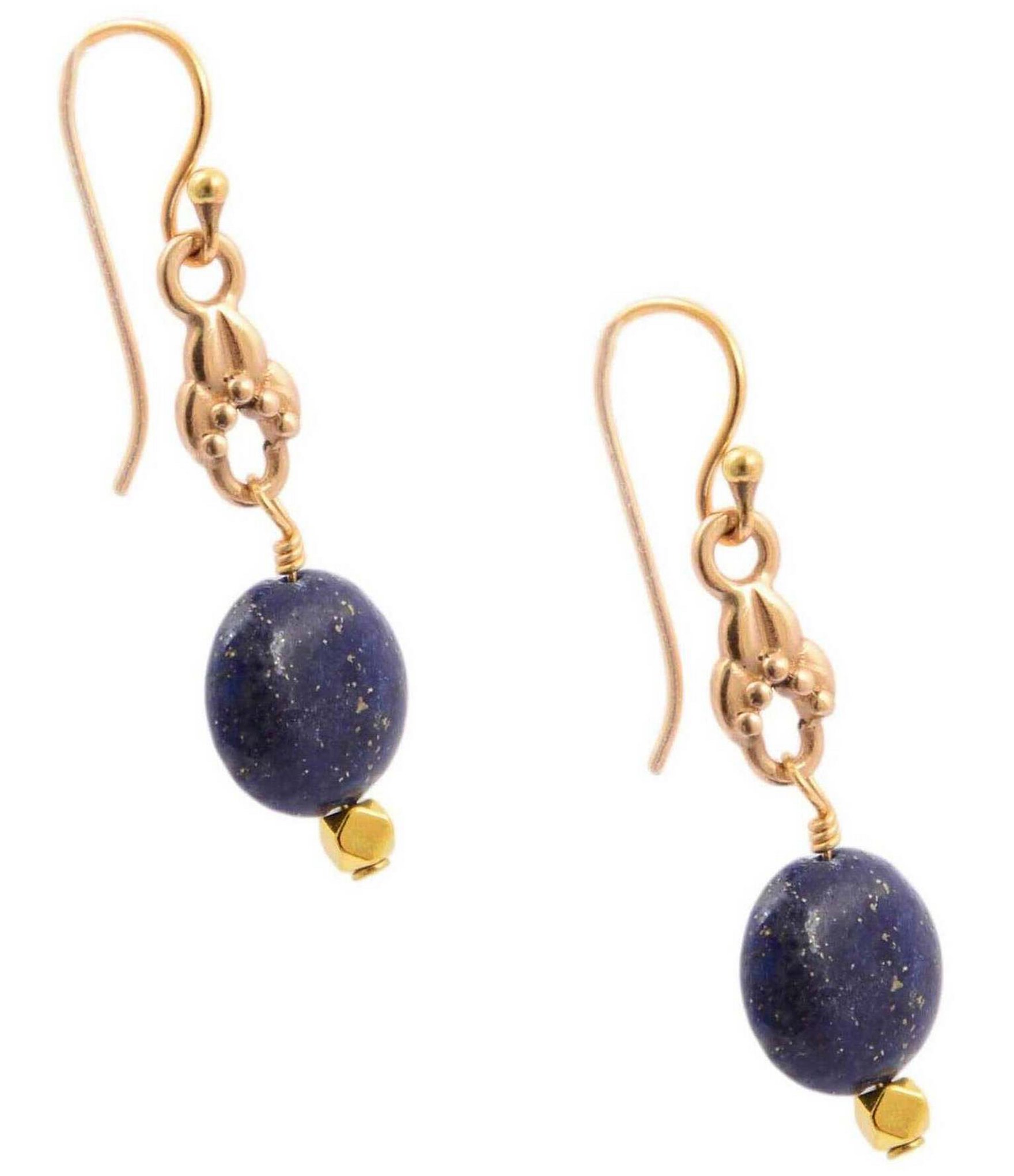 Barse Wind Dancer Lapis Drop Earrings