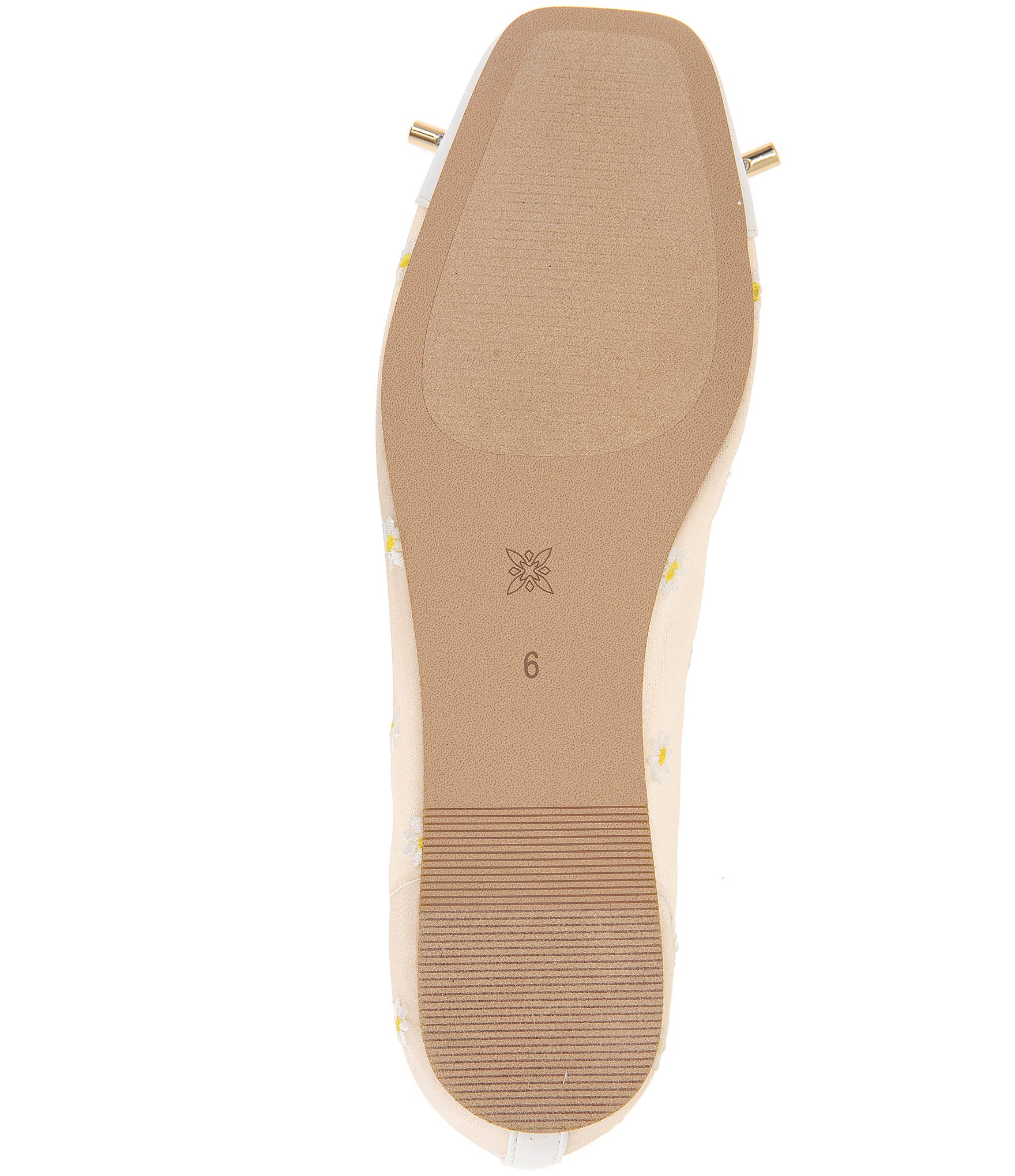 BCBGeneration Hartly Daisy Mesh Cap Toe Ballet Bow Flats