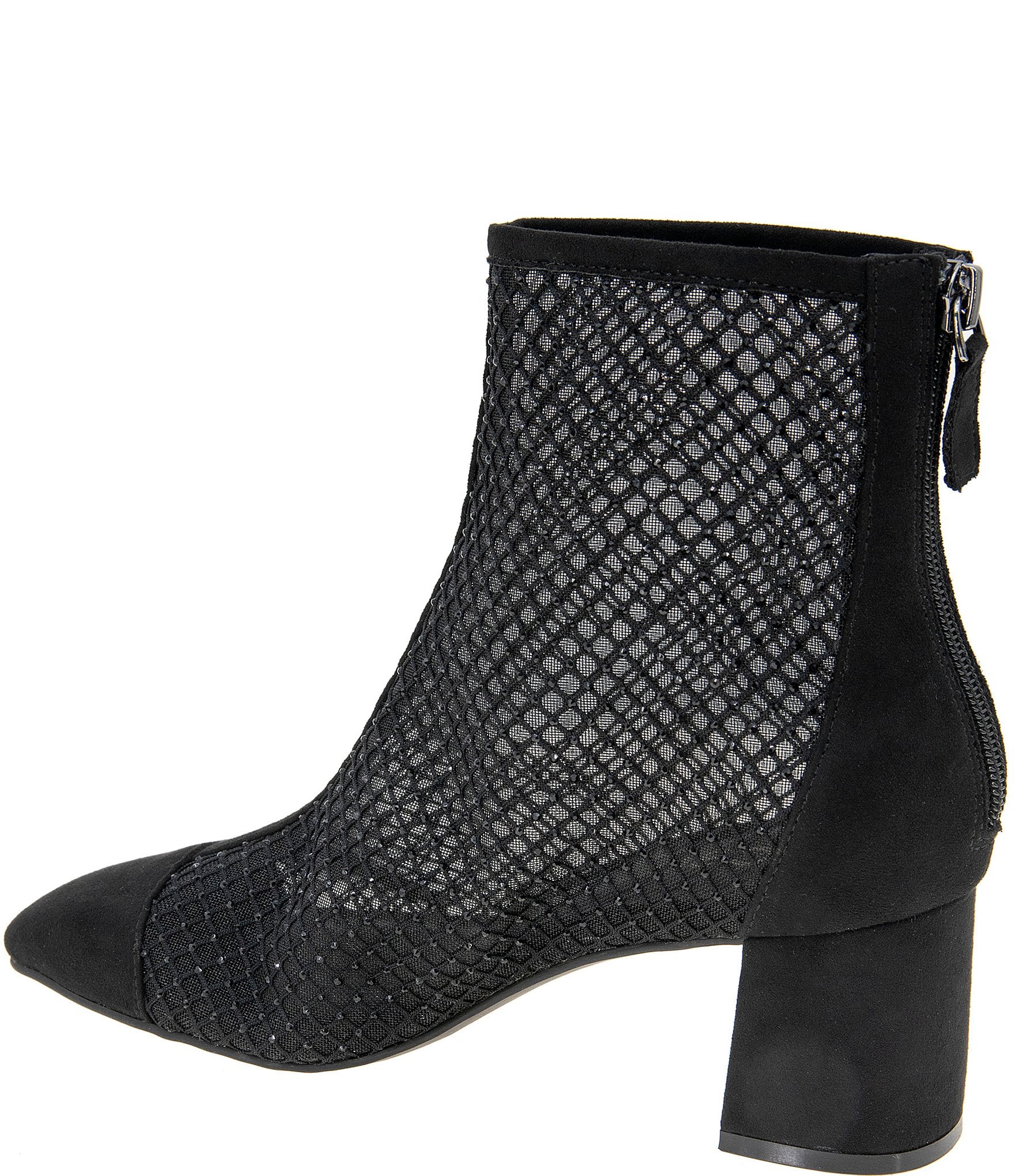 BCBGeneration Haybre Mesh Zip Up Booties