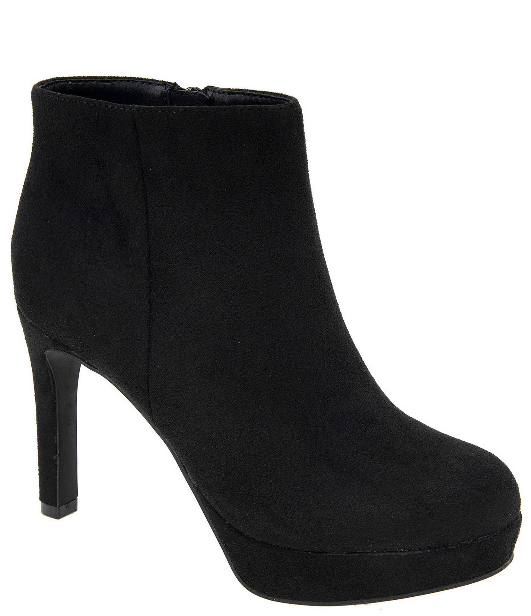 BCBGeneration Jeanne Microsuede Platform Booties Dillard s