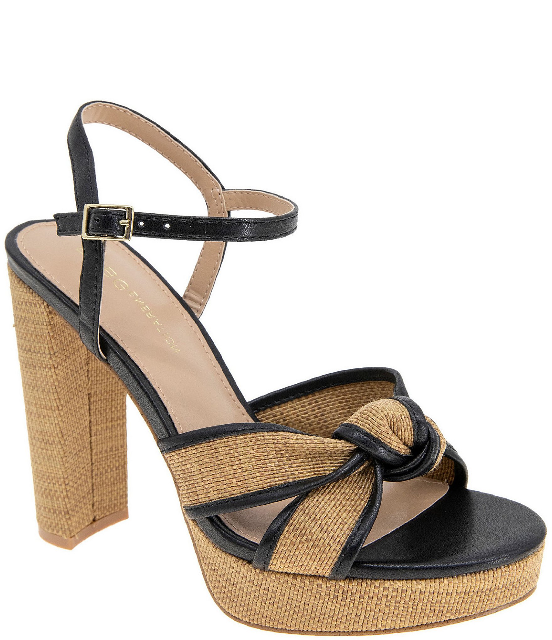 Woven on sale raffia sandals